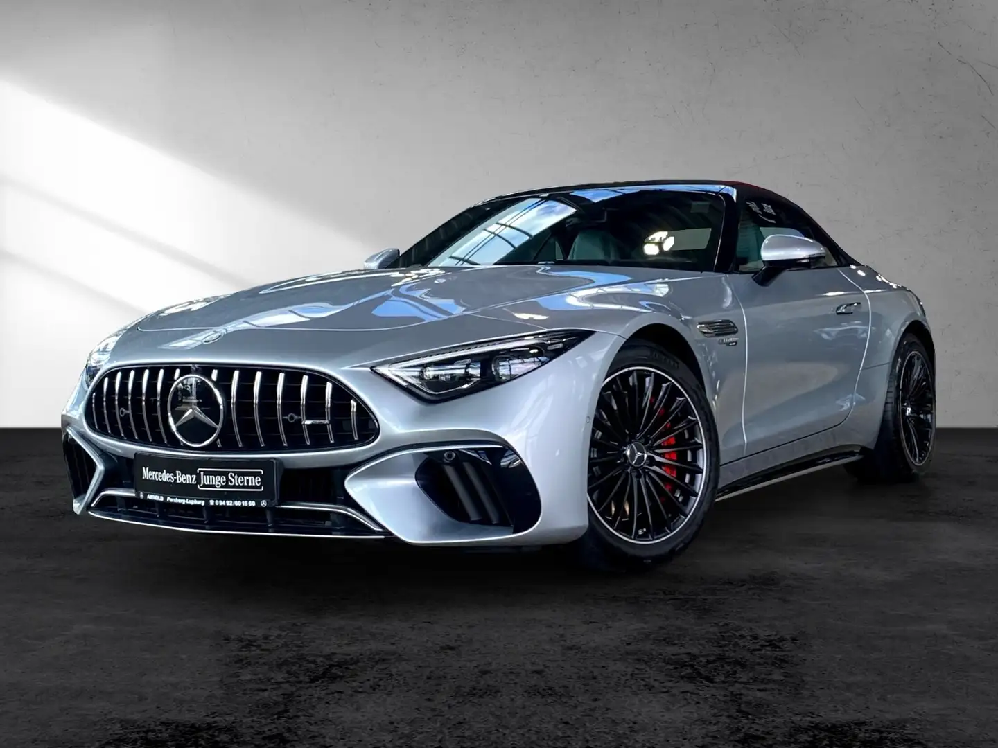 Mercedes-Benz SL 55 AMG Mercedes-AMG SL 55 4M+ Premium+ 360° Perf-Sitze Silber - 2