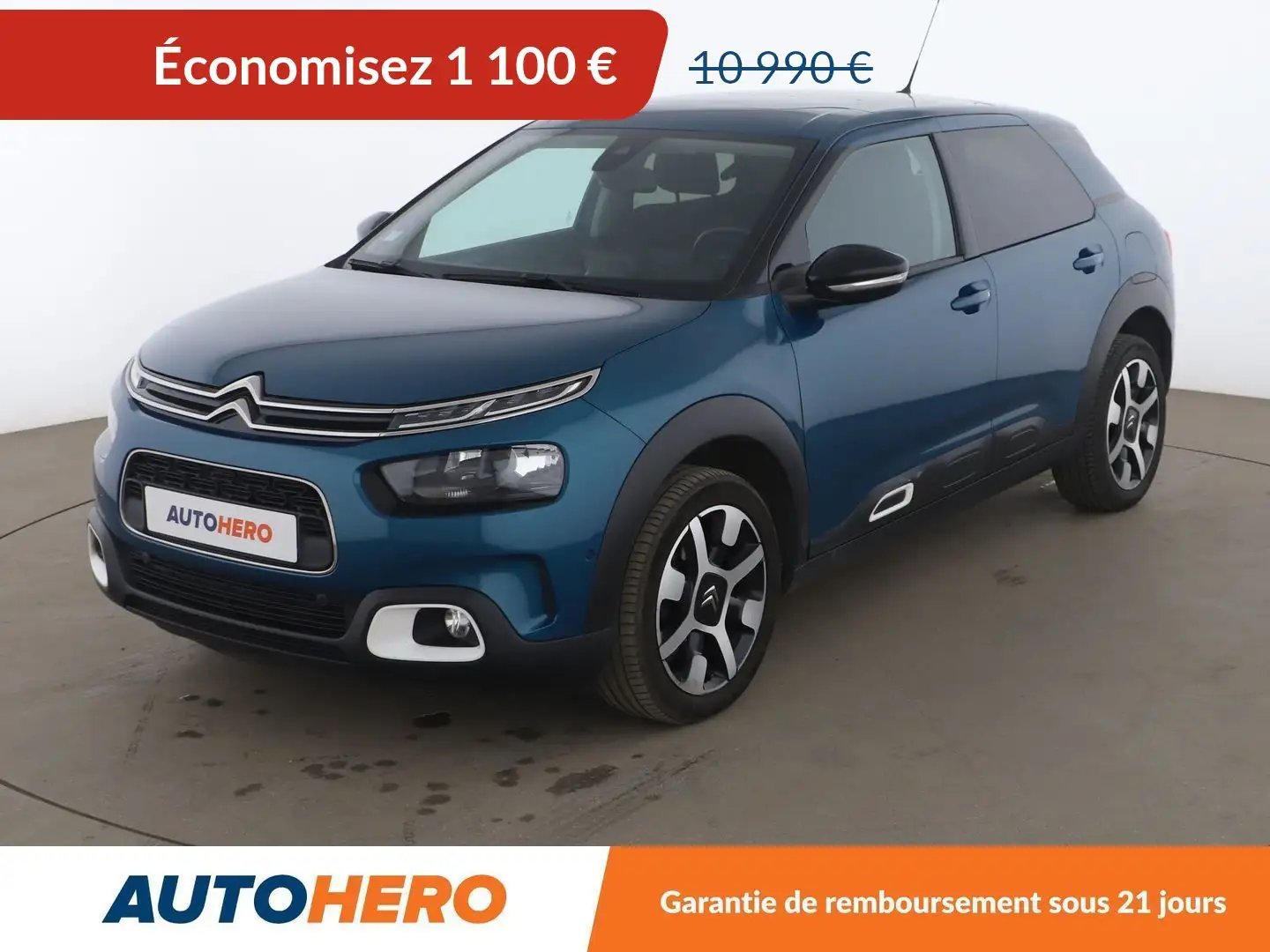 Citroen C4 Cactus 1.2 PureTech Shine EAT6 Bleu - 1