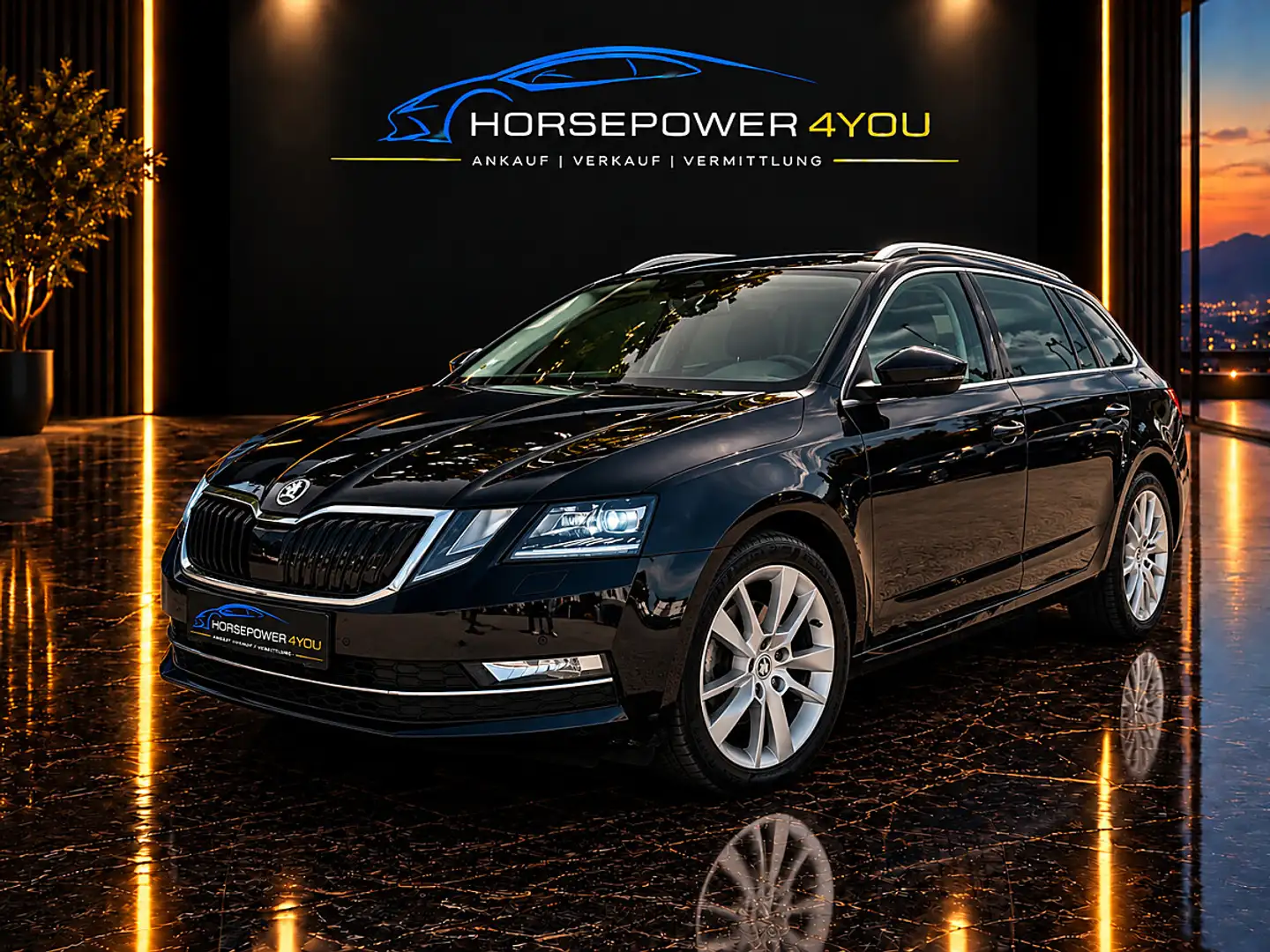 Skoda Octavia Combi 2,0 TDI Style Limited DSG/1.BESITZ/ACC/AH... Schwarz - 1