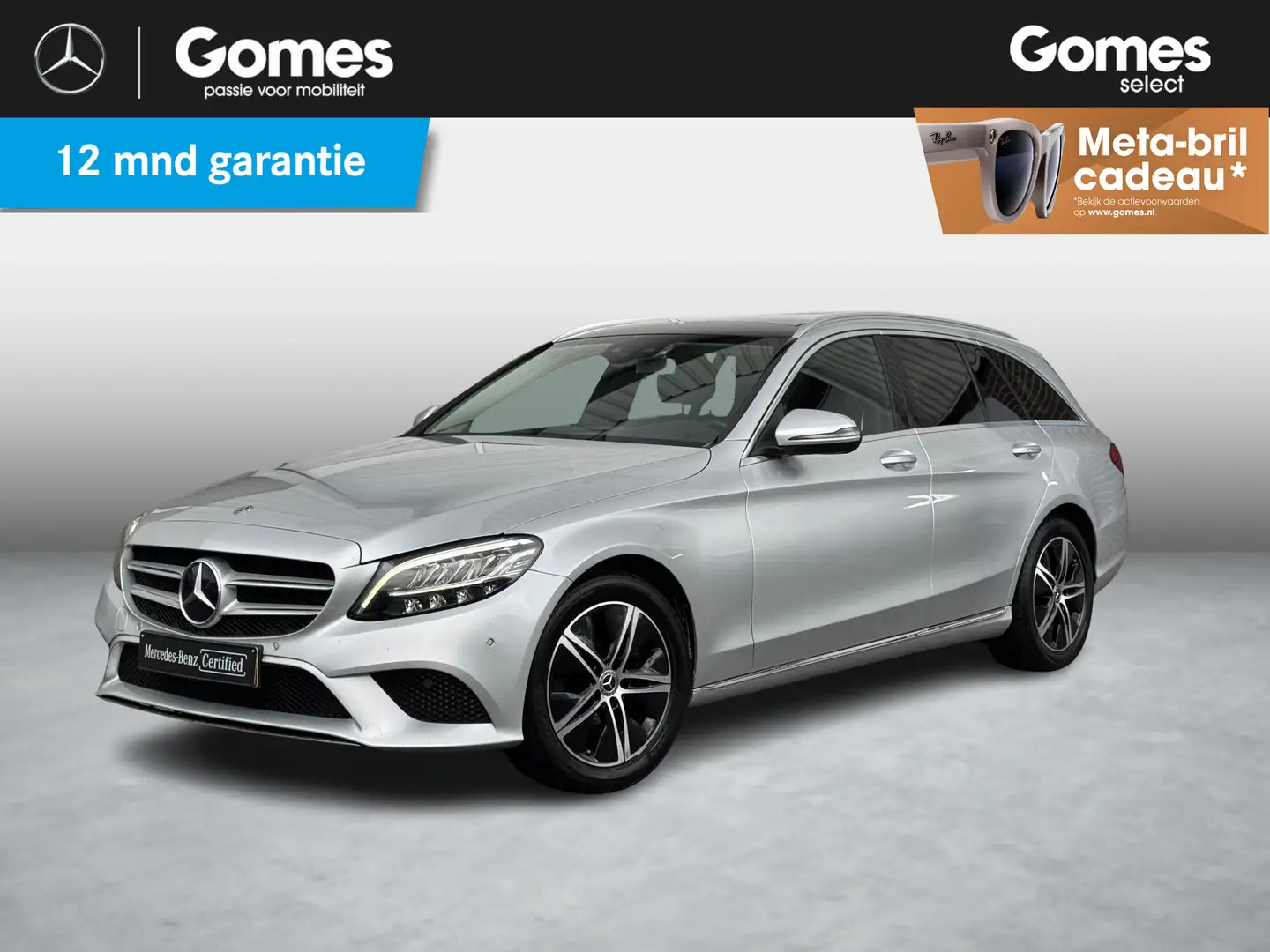 Mercedes-Benz C 180 Estate | Panoramadak | Apple Carplay | DAB Radio Gris - 1