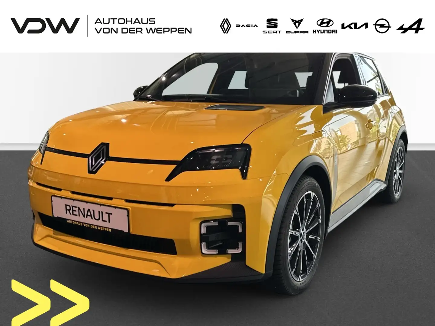 Renault R 5 E-Tech Electric 150 Comfort Range Techno Klima Jaune - 1