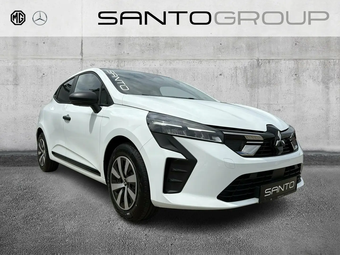 Mitsubishi Colt Colt 1.0 Sondermodell SANTO Navi/Klima/LED/BC/eF Blanc - 1