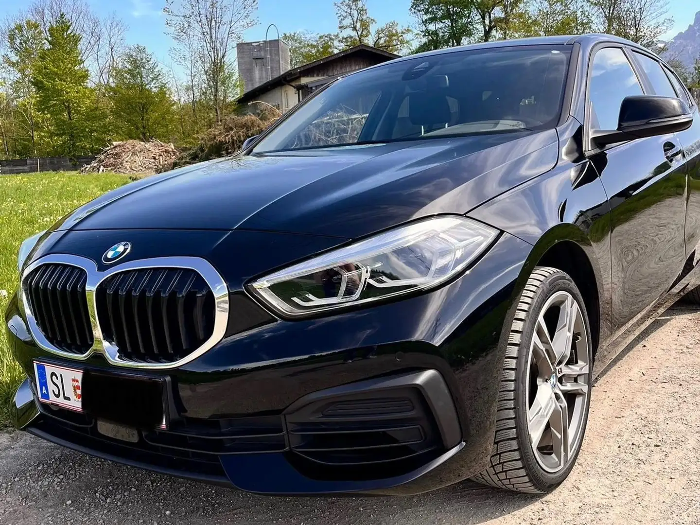 BMW 116 116i Aut. Schwarz - 1
