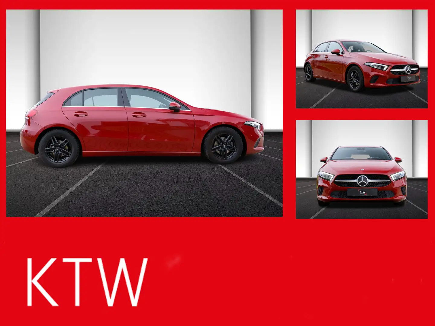 Mercedes-Benz A 180 Style,Autom.,8 fach Bereift Rouge - 1