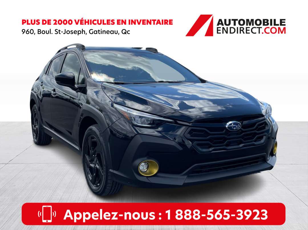 2024 Subaru Crosstrek Onyx AWD Mags Semi-Cuir Toit Sièges Chauffants