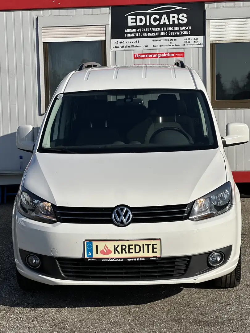 Volkswagen Caddy Maxi Comfortline Weiß - 2