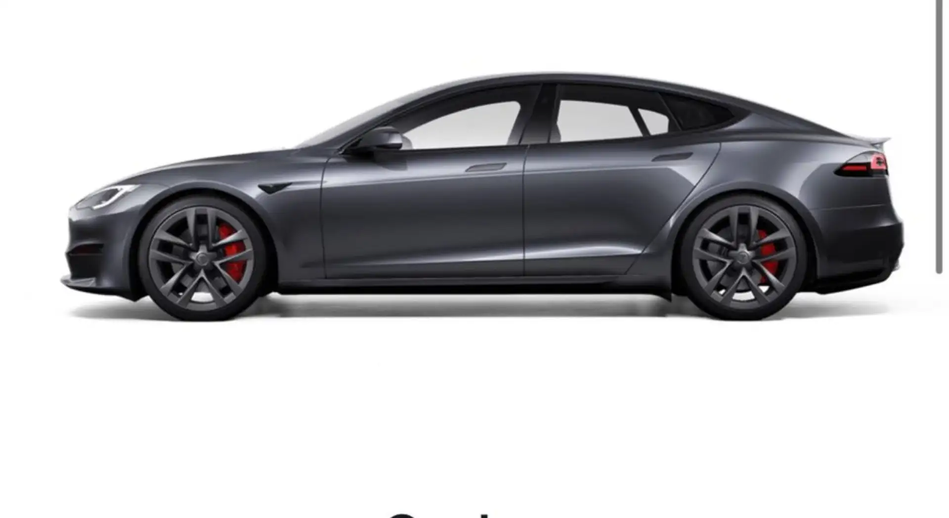 Tesla Model S Model S 100 kWh Tri Motor Plaid Gris - 2