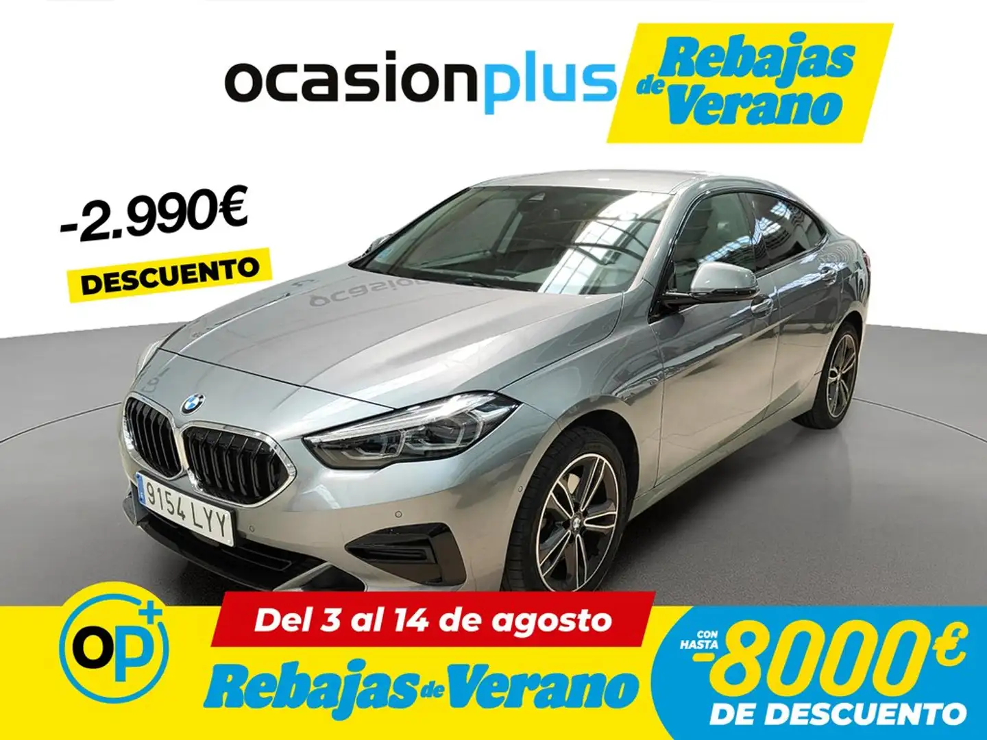 BMW 218 218iA Gran Coupé Gris - 1