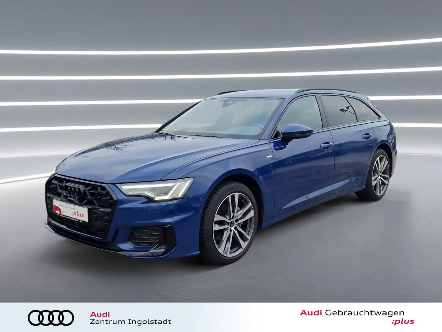 Audi A6 Avant 40 TDI S line STHZG AHK 19" KAMERA ACC Blau - 1