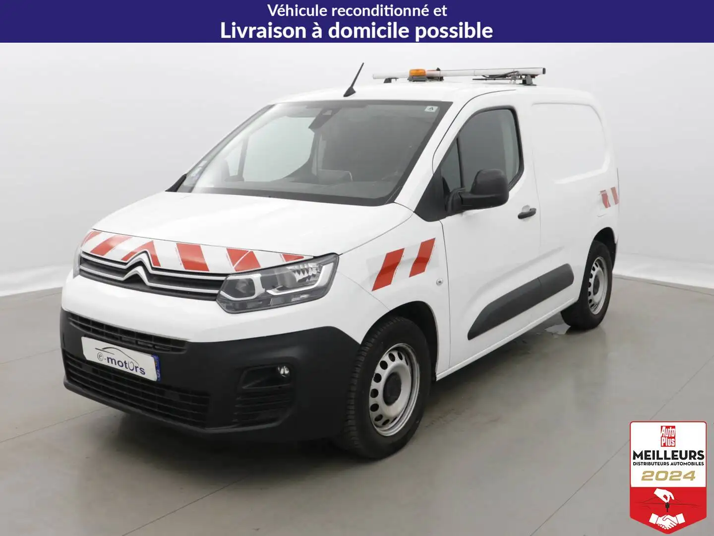Citroen Berlingo M 1000 Puretech 130 EAT8 Worker 3Pl +GPS +PDC AR/A Blanco - 1