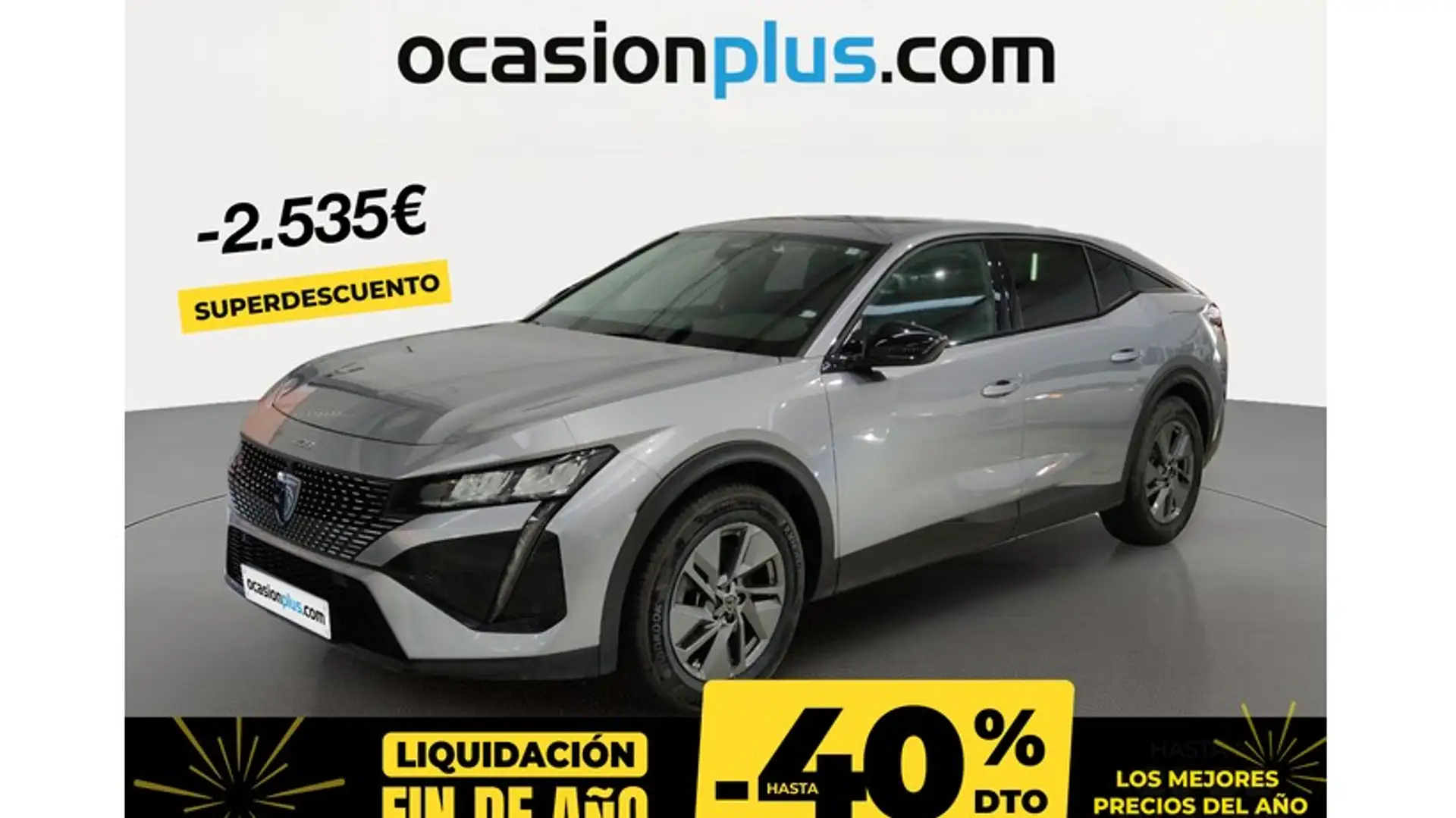 Peugeot 408 Hybrid 180 Allure e-EAT8 Gris - 1