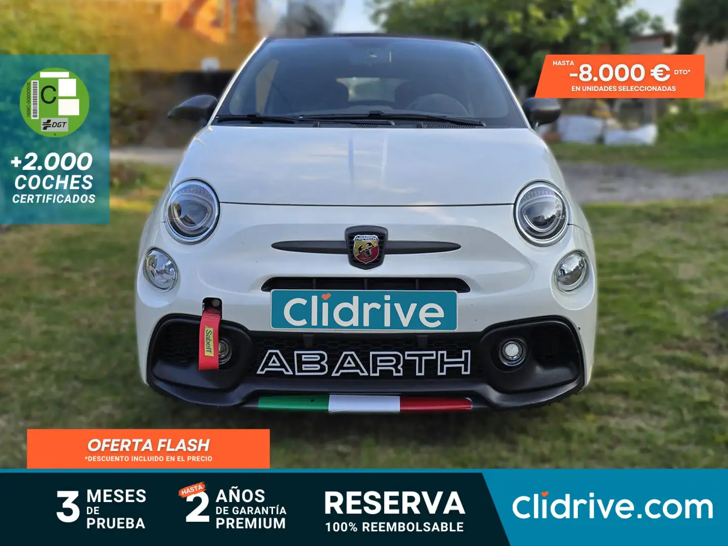 Abarth 595C 1.4T JET COMPETIZIONE 180 Blanco - 1