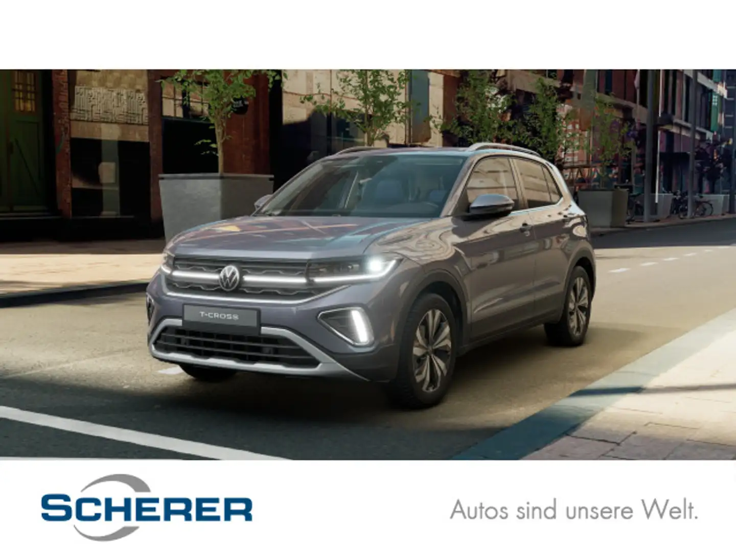 Volkswagen T-Cross 1.0 TSI DSG Style IQ.Drive/Kamera/Navi Grau - 1
