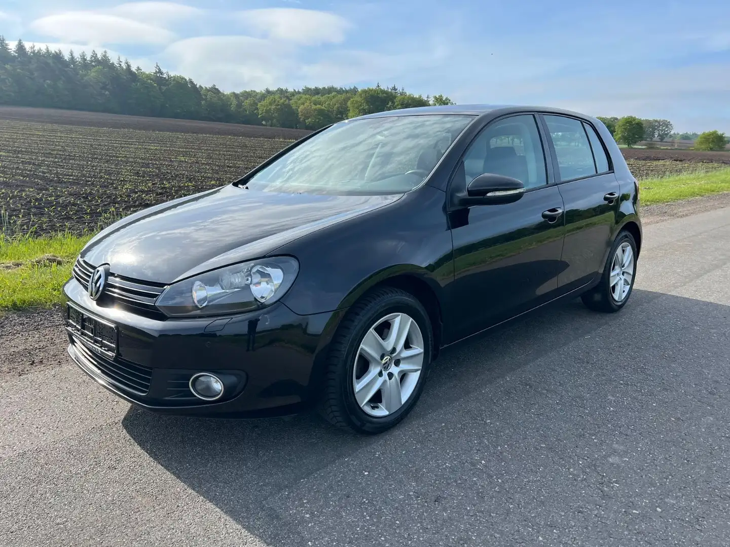 Volkswagen Golf VI 1,4 Comfortline Klimaautomatik AHK Schwarz - 1