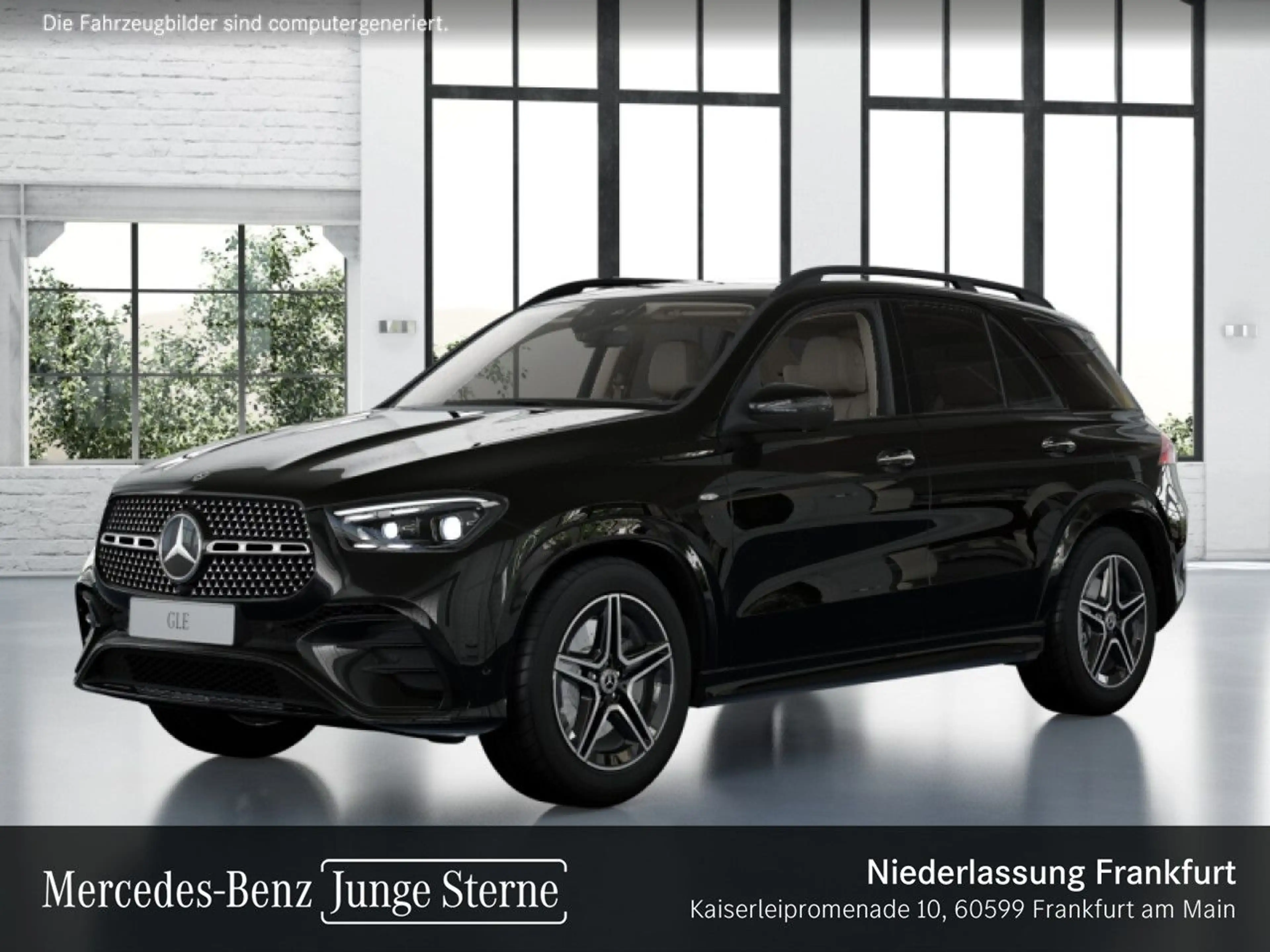 Mercedes-Benz GLE 350 de 4M AMG+NIGHT+PANO+360+AHK+MULTIBEAM+20" — photo 14