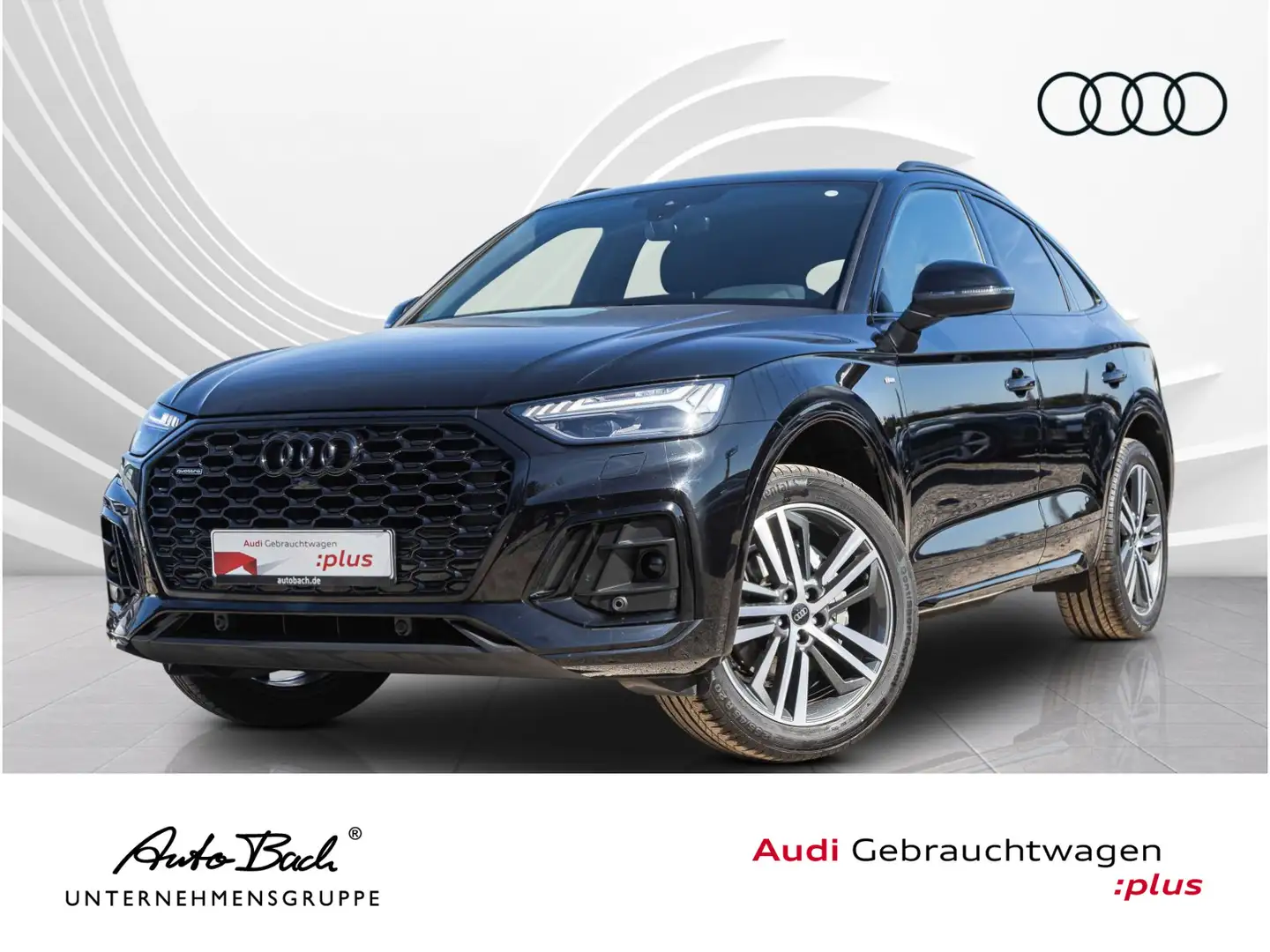 Audi Q5 S line business 40TDI qu Stronic Na Silber - 1