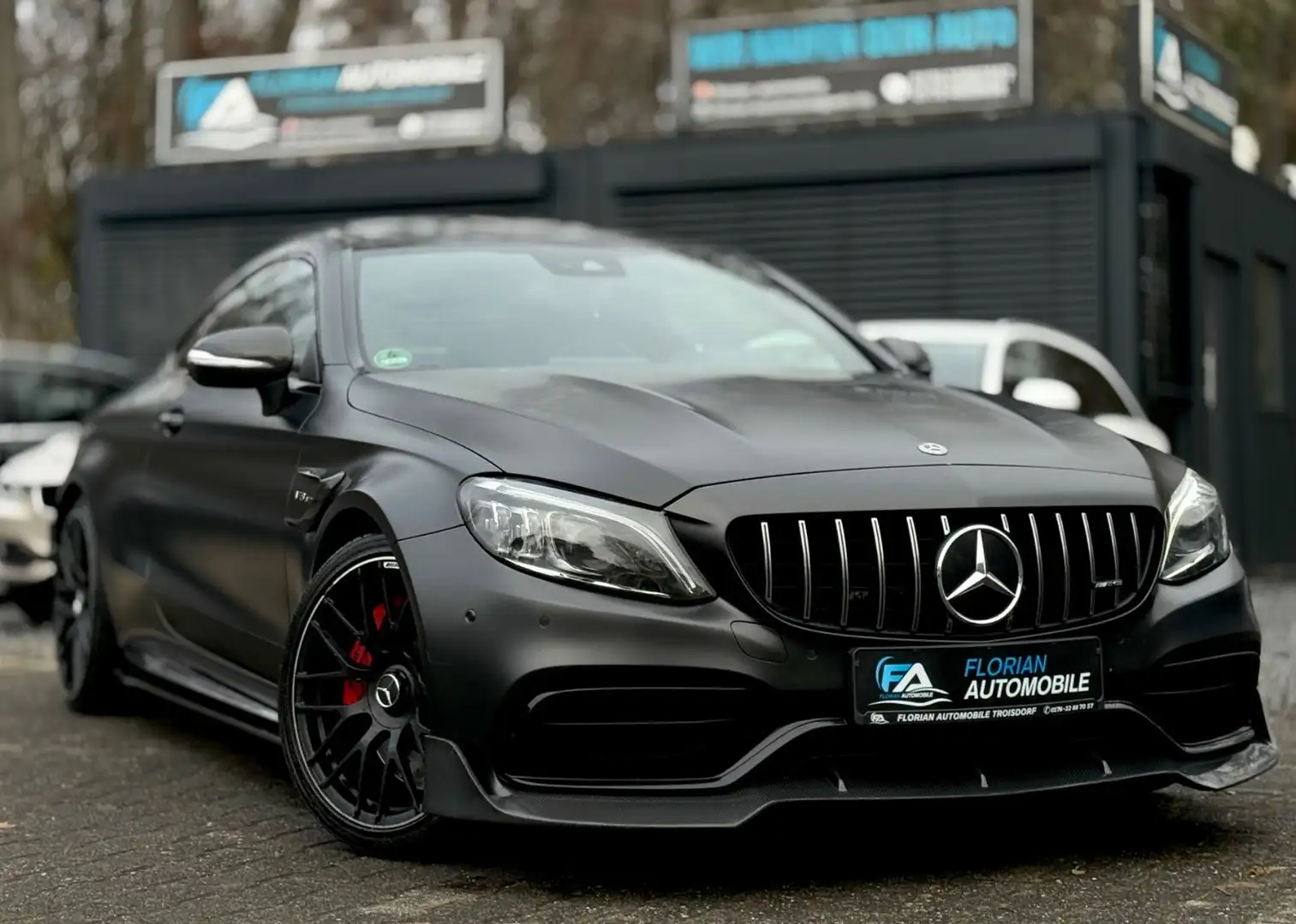Mercedes-Benz C 63 AMG C 63s AMG Coupe Brabus/Carbon/Perfom/Pano/TAUSCH Gris - 1