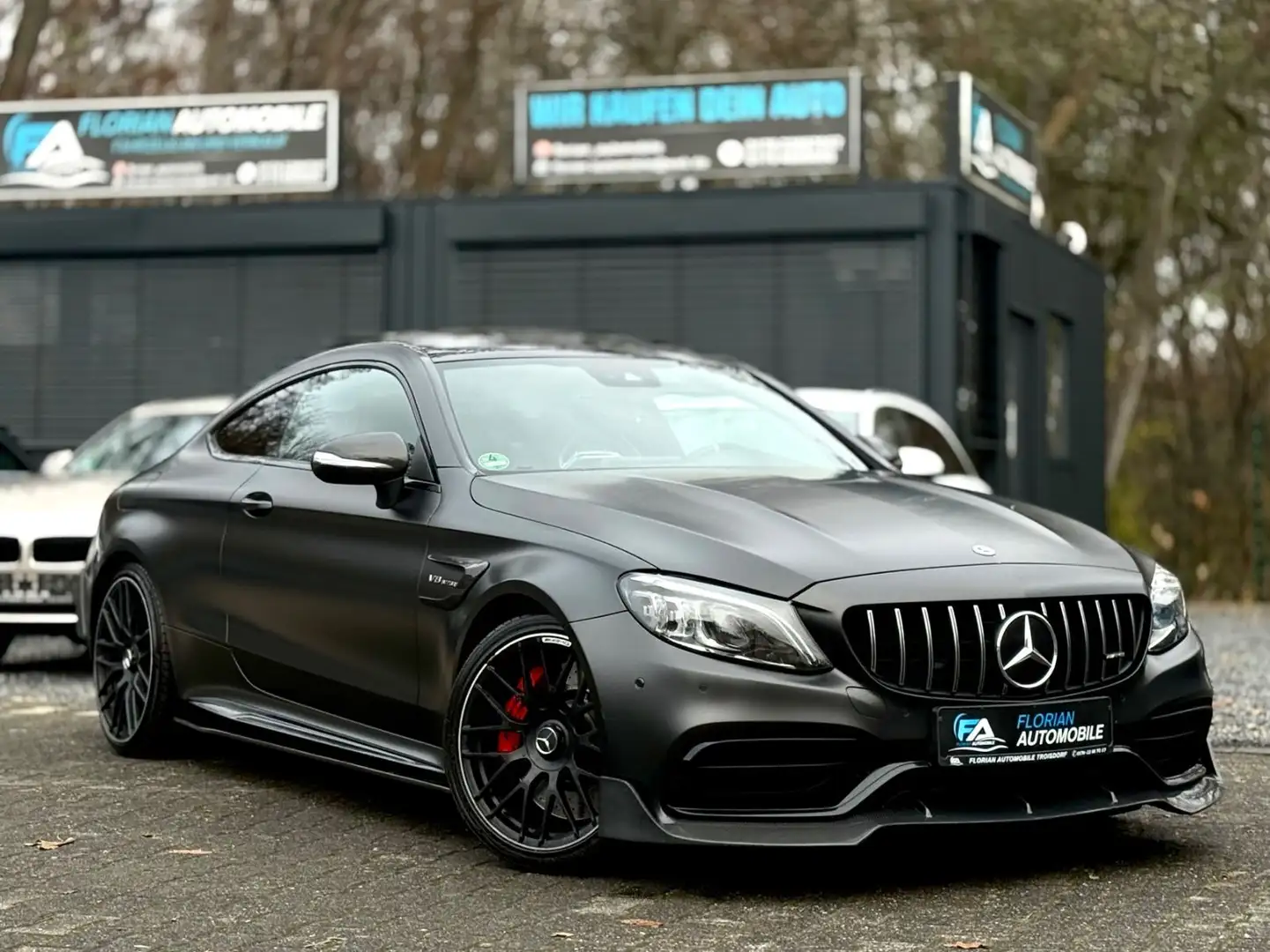Mercedes-Benz C 63 AMG C 63s AMG Coupe Brabus/Carbon/Perfom/Pano/TAUSCH Gris - 2