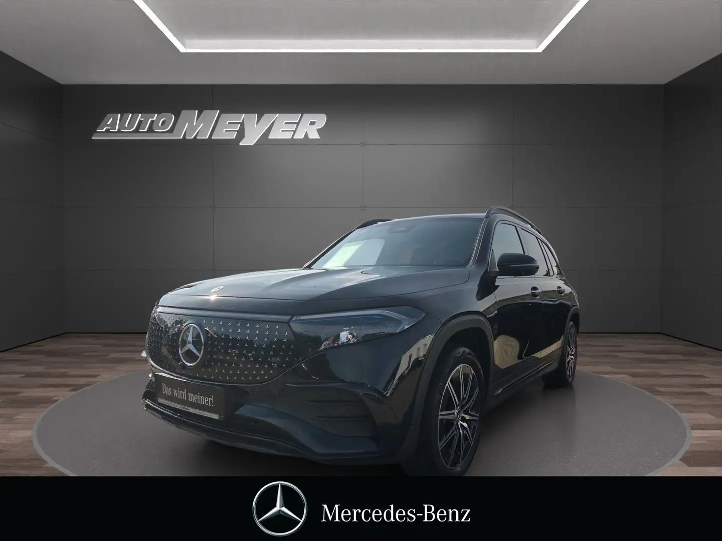 Mercedes-Benz EQB 350 4M AMG PREM+NIGHT+AHK+FAHRASSI+HUD+360°+ Negro - 1