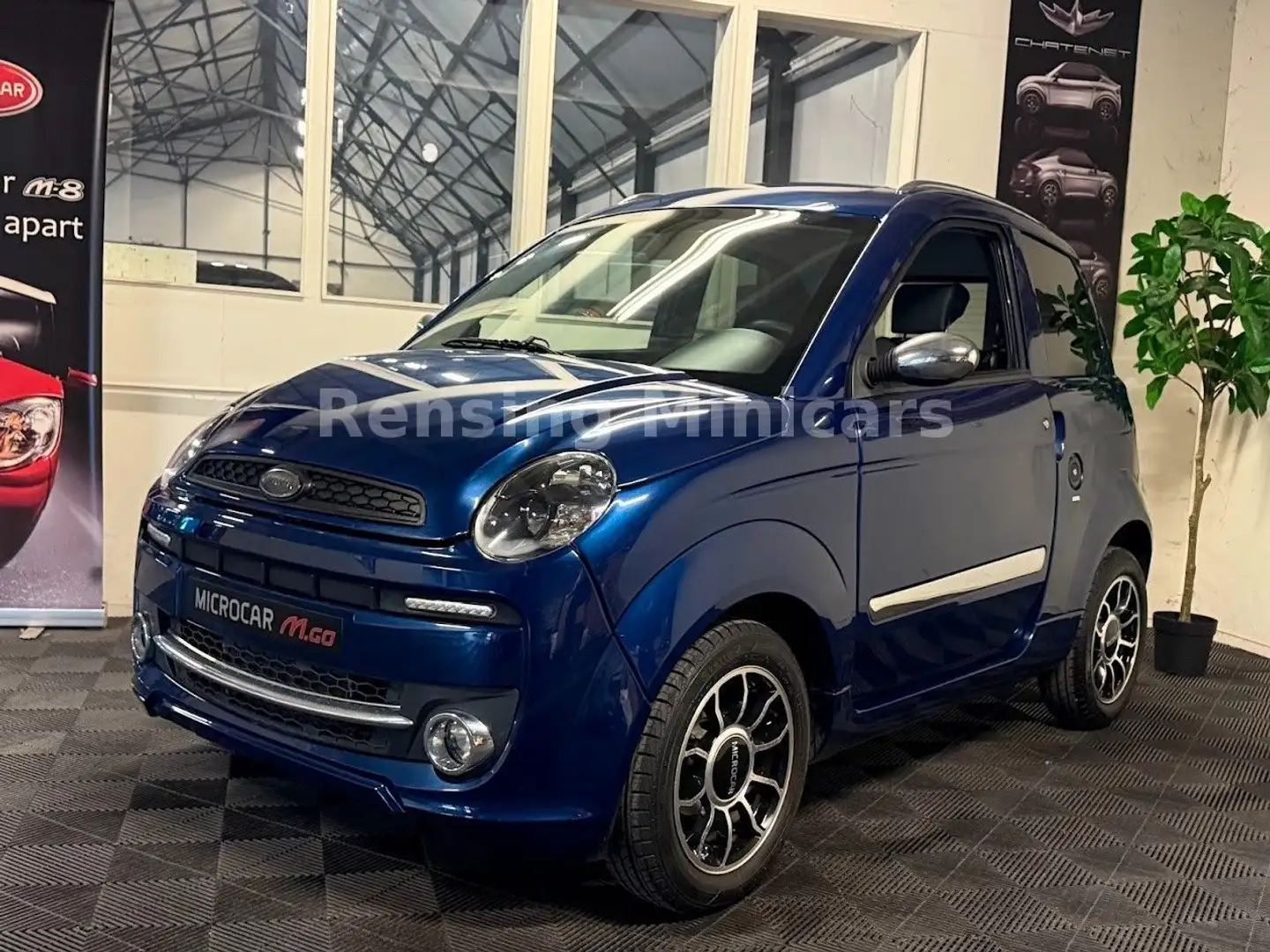 Microcar M.Go DCI Blue Line XXL Mopedauto Minicar 45 KM Kék - 2