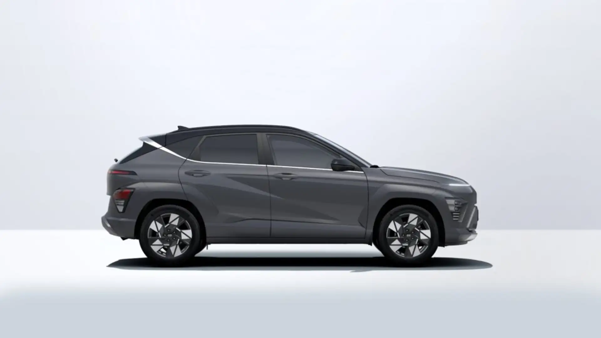 Hyundai KONA 1.6 GDI HEV Premium Cyber Gray Metallic Two-tone A Grijs - 2