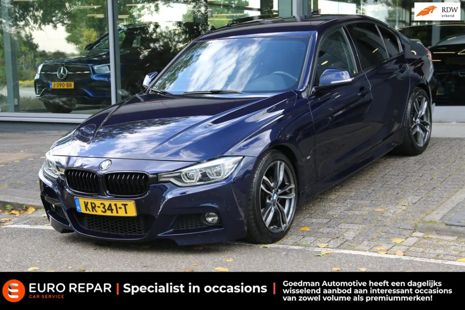 BMW 330 3-serie 330e M-PAKKET NL-AUTO NAP LEDER Blau - 1