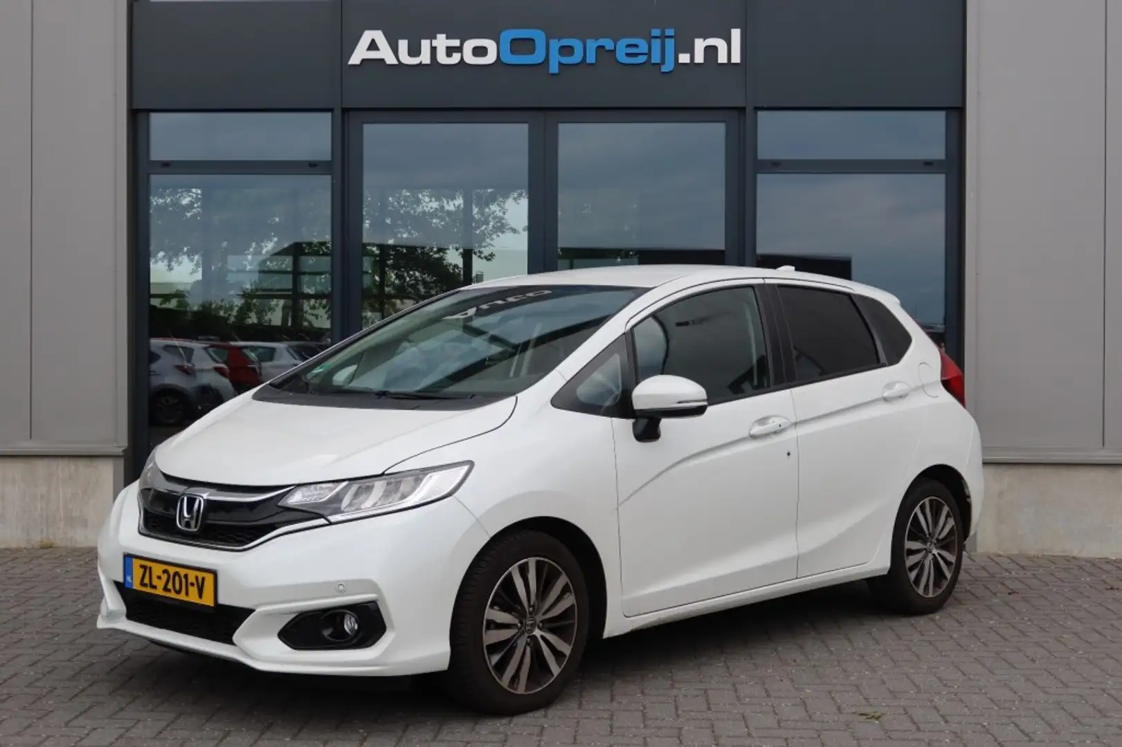 Honda Jazz 1.3 i-VTEC AUTOMAAT Elegance Clima, NAVI, Camera, Fehér - 1