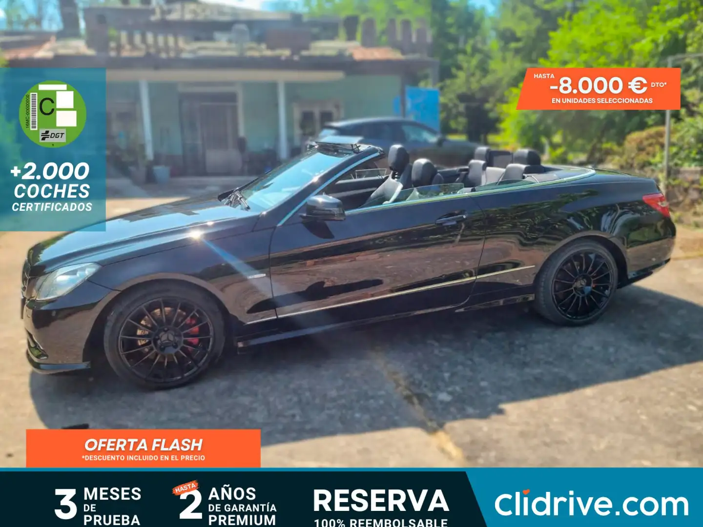 Mercedes-Benz E 350 Cabrio CDI BE Avantgarde Negro - 1