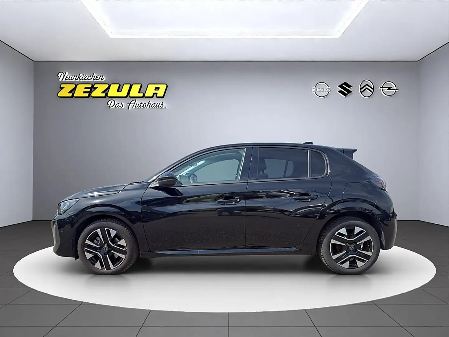Peugeot 208 Hybrid 100 e-DCS6 Allure Schwarz - 2