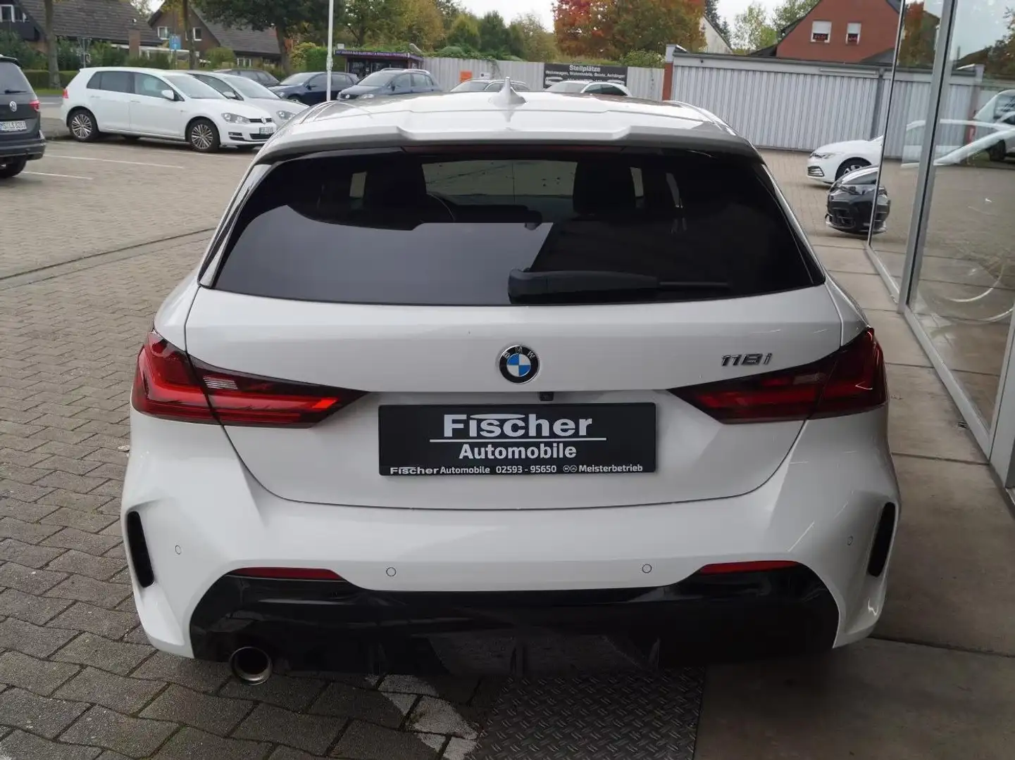 BMW 118 118i M sport 5p auto 2022 shadow line Bianco - 2