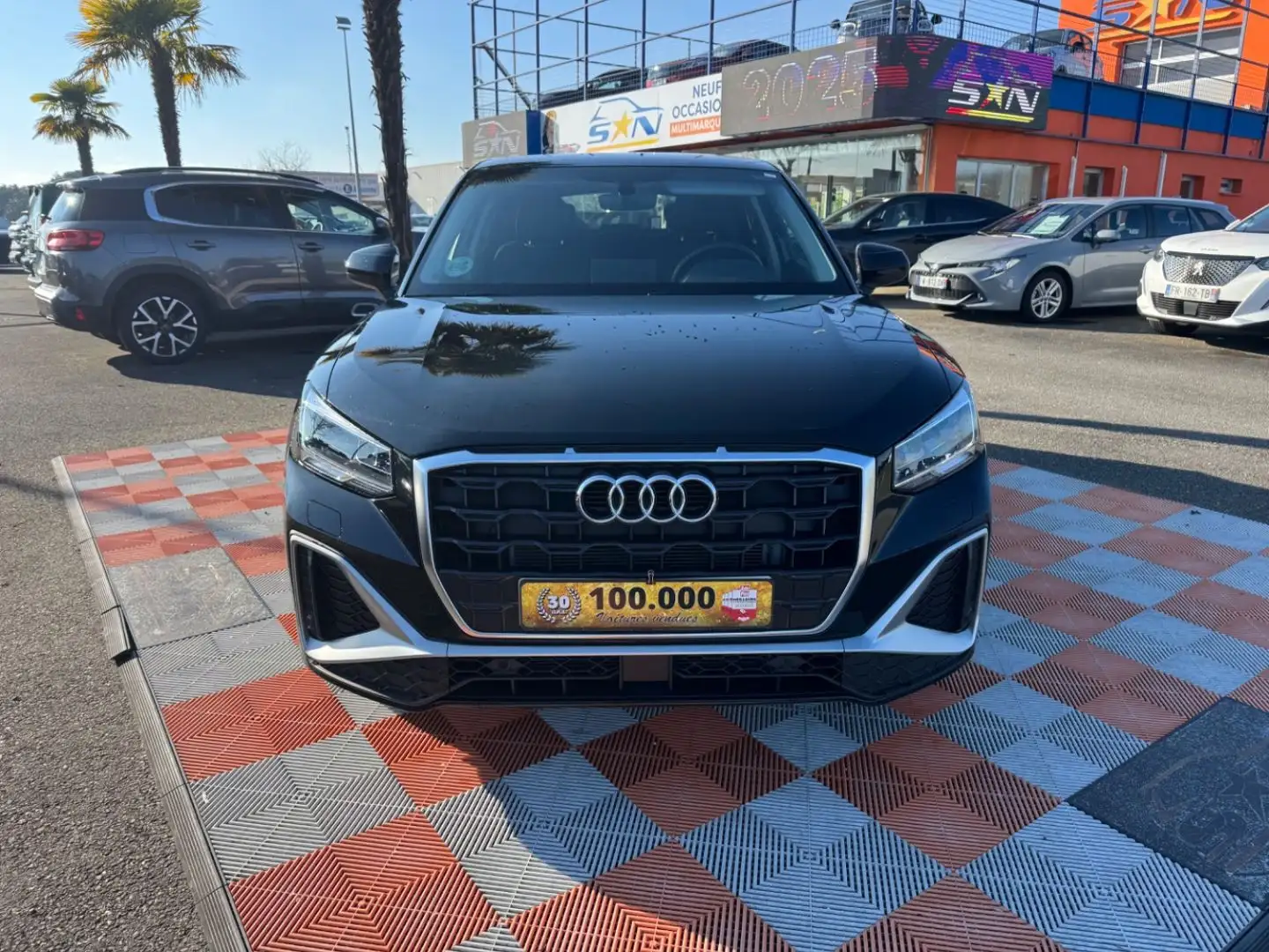 Audi Q2 30 TDI 116 S LINE Ext GPS Caméra Hayon Keyless JA  Noir - 1