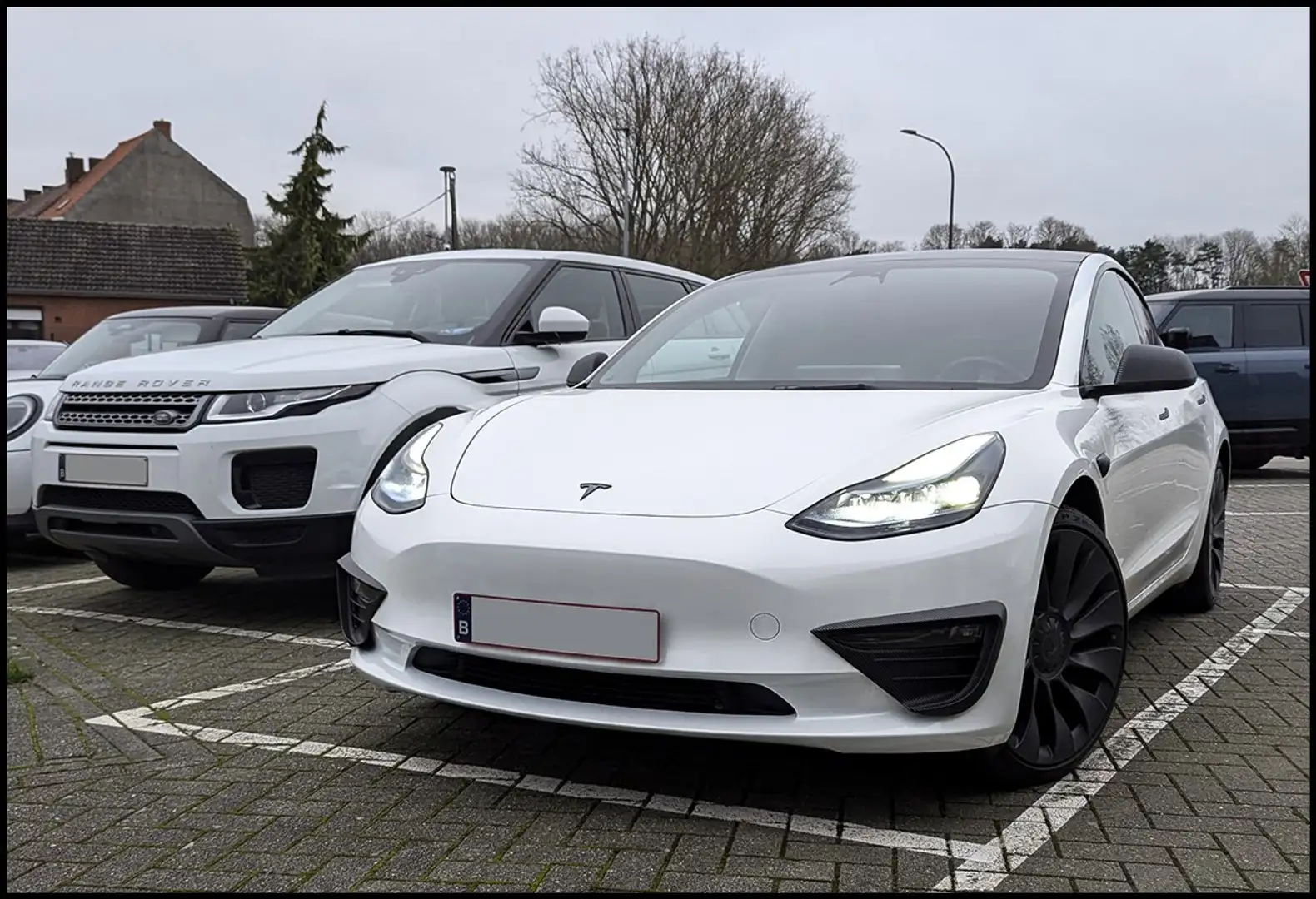 Tesla Model 3 (vrai) Performance - 513cv - modèle 2023 Blanc - 2