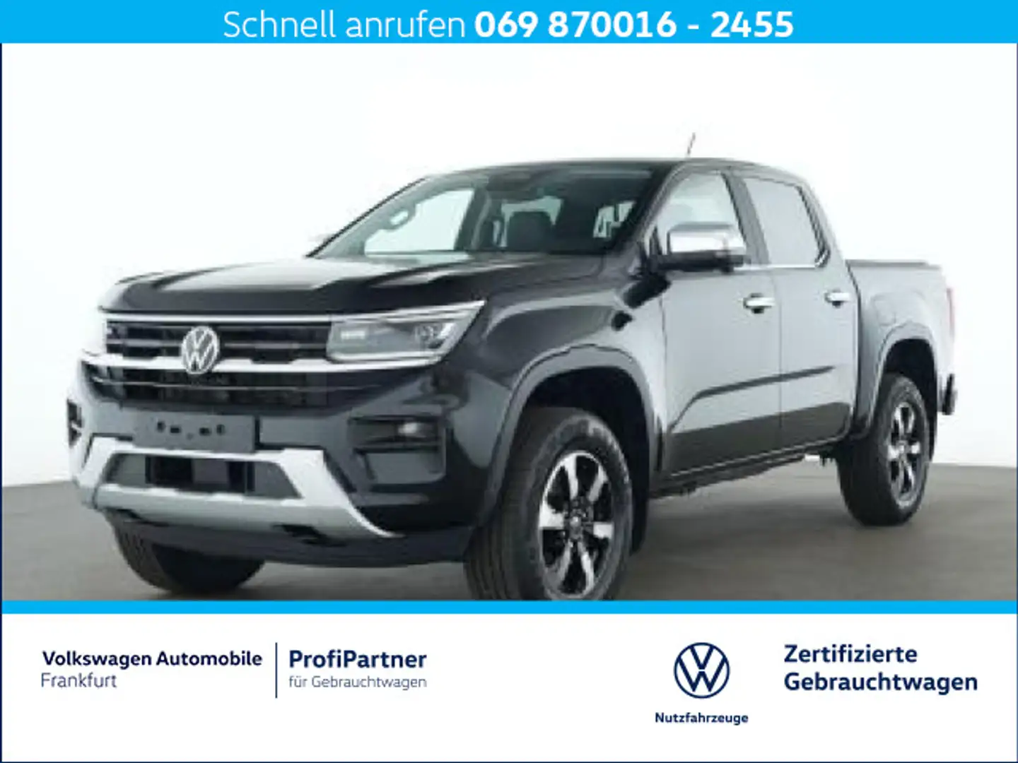 Volkswagen Amarok DC 2.0 TDI 4Motion Style Navi FrontAssist Schwarz - 1