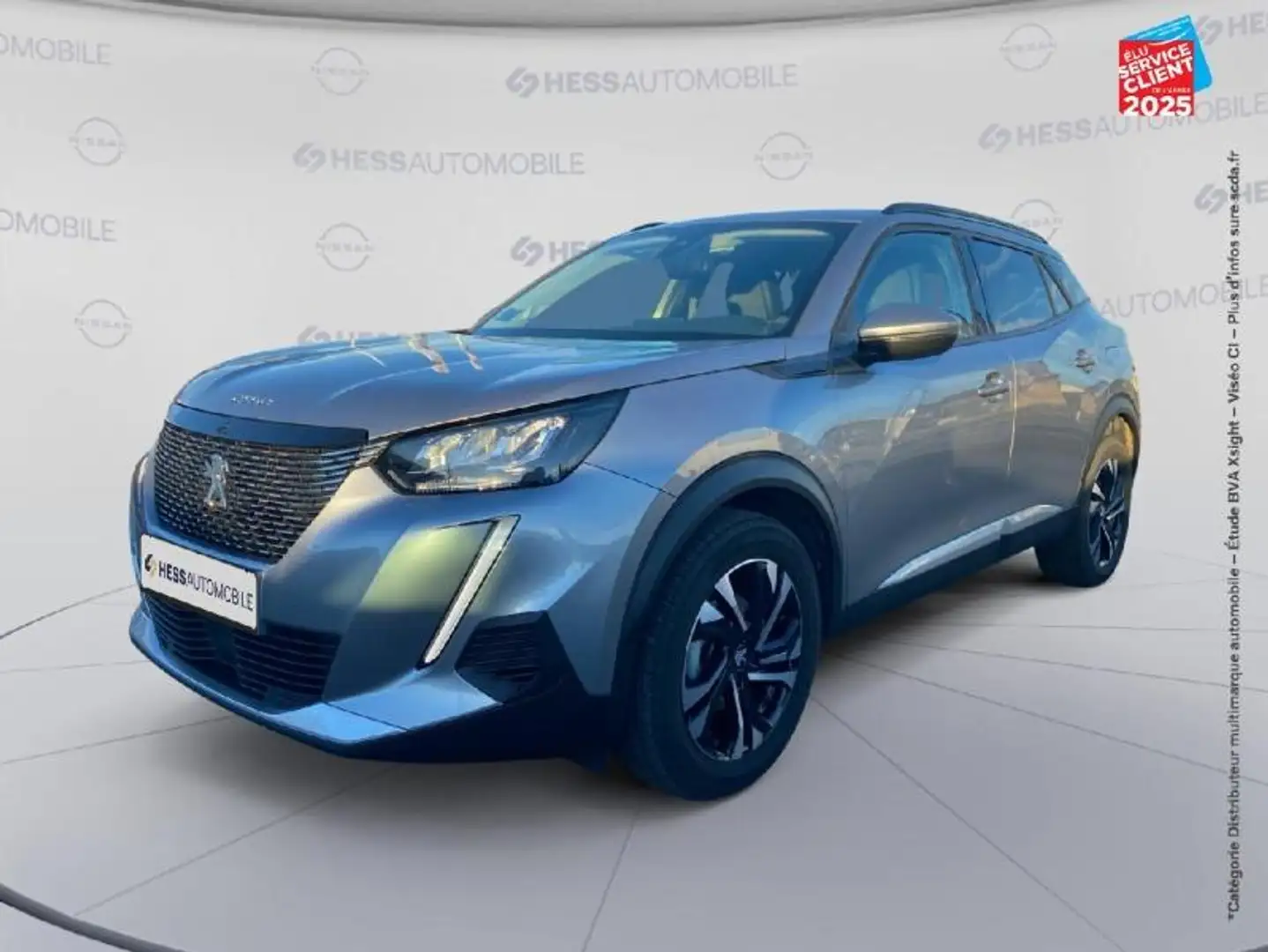 Peugeot 2008 1.2 PureTech 130ch S/S Allure Pack EAT8 Gris - 1