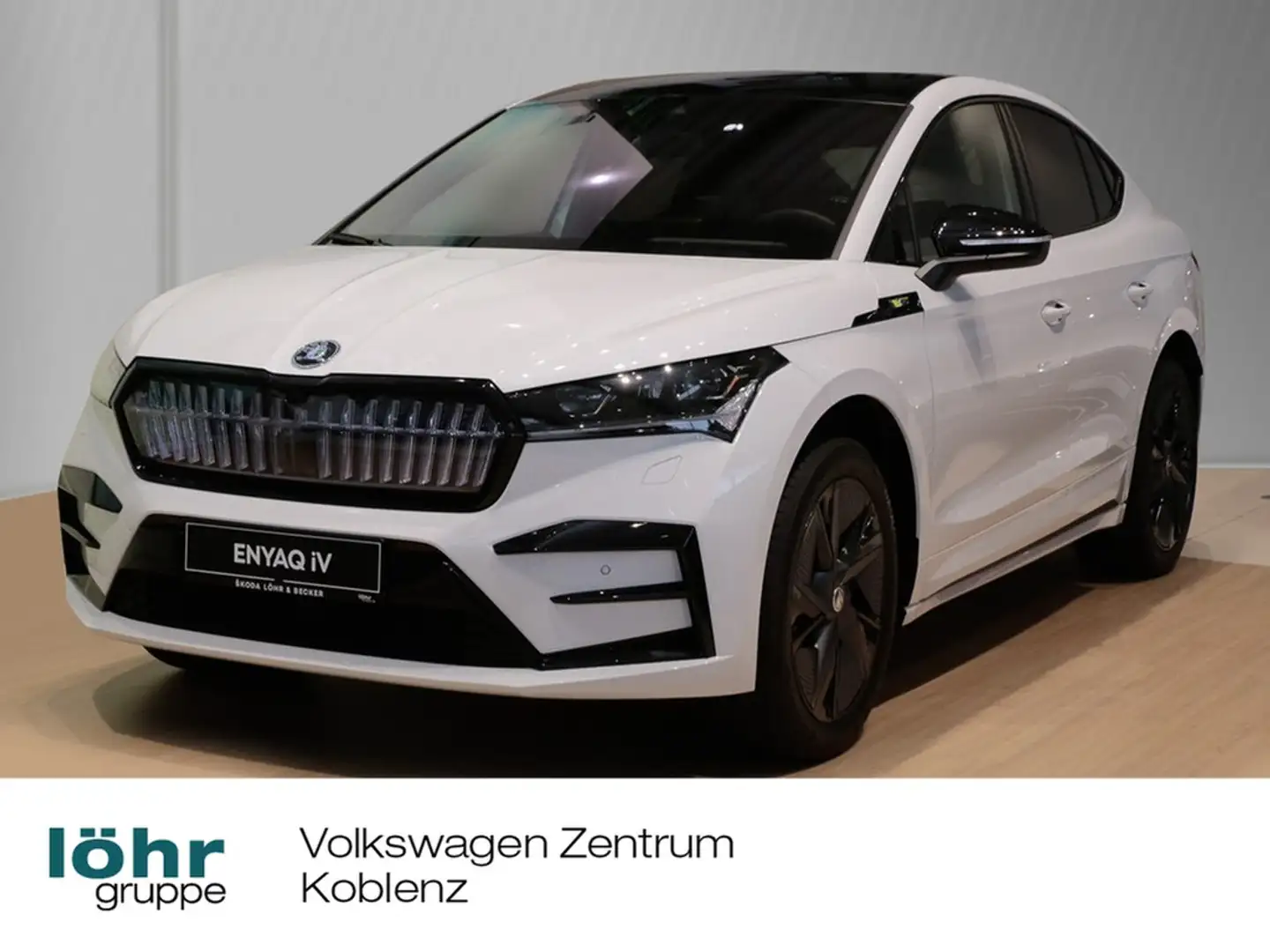 Skoda Enyaq RS Coupe Suite 4x4 AHK/Canton Weiß - 1