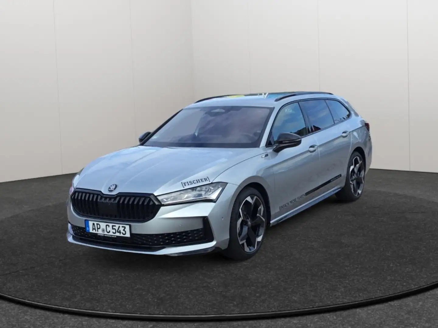 Skoda Superb Combi 2.0TSI 4x4 DSG Sportline Matrix AHK STHZ Nav Gris - 1