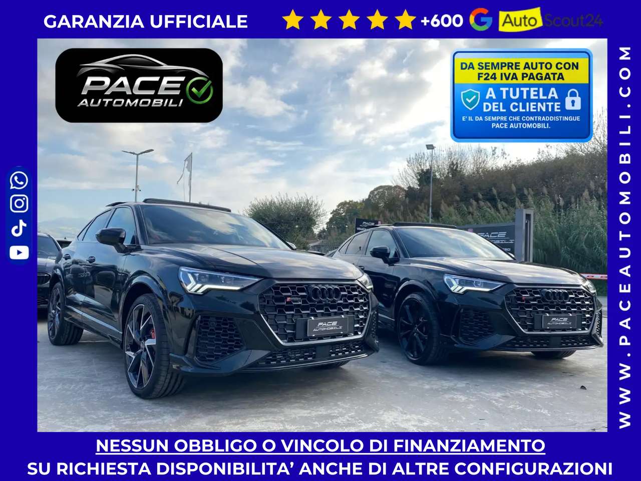 Audi RS Q3 B&0 MATRIX SPORTBACK SPB TETTO PELLE PDC KAMERA