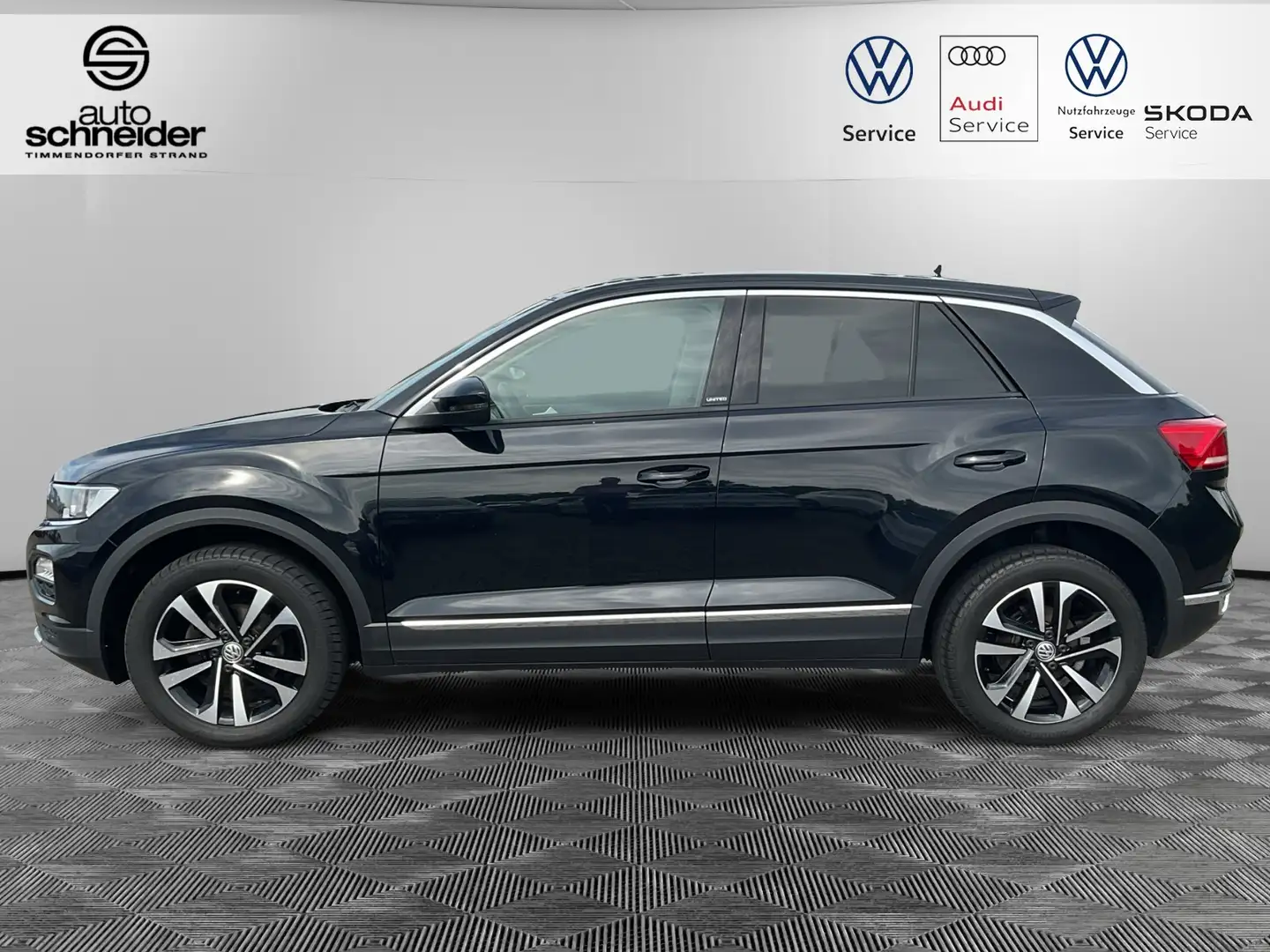 Volkswagen T-Roc 1.5 TSI United Navi SHZ App Klimaautomatik Schwarz - 2