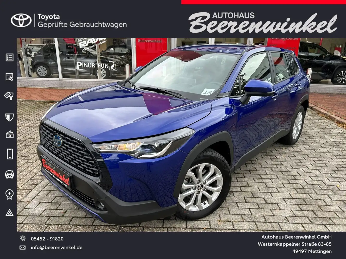 Toyota Corolla Cross 2.0-l-VVT-i Hybrid ACTIVE Blue - 1