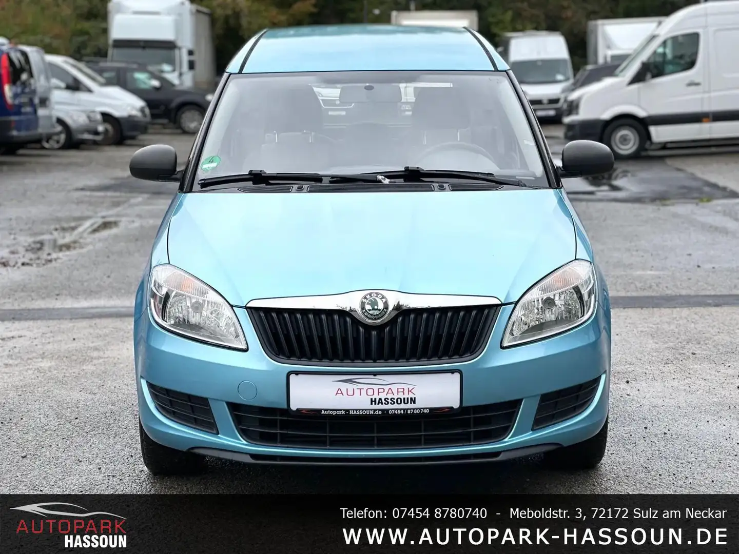 Skoda Roomster Plus Edition TÜV 12/25 Garantie AHK 1.Hand Klima Blau - 2