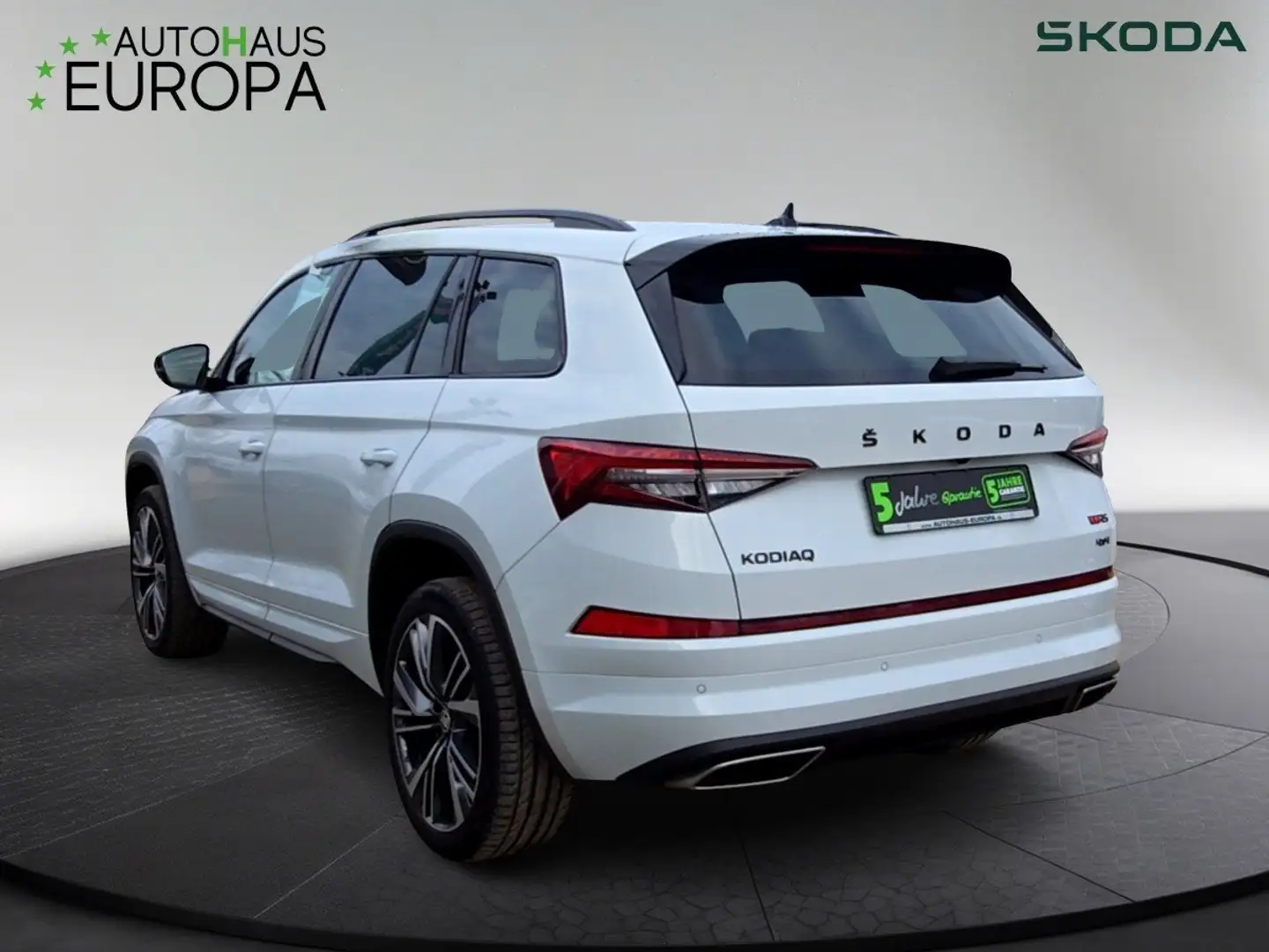 Skoda Kodiaq 2.0 TSI DSG 4x4 RS ACC AHK Pano Kam Navi Matrix LH Weiß - 2
