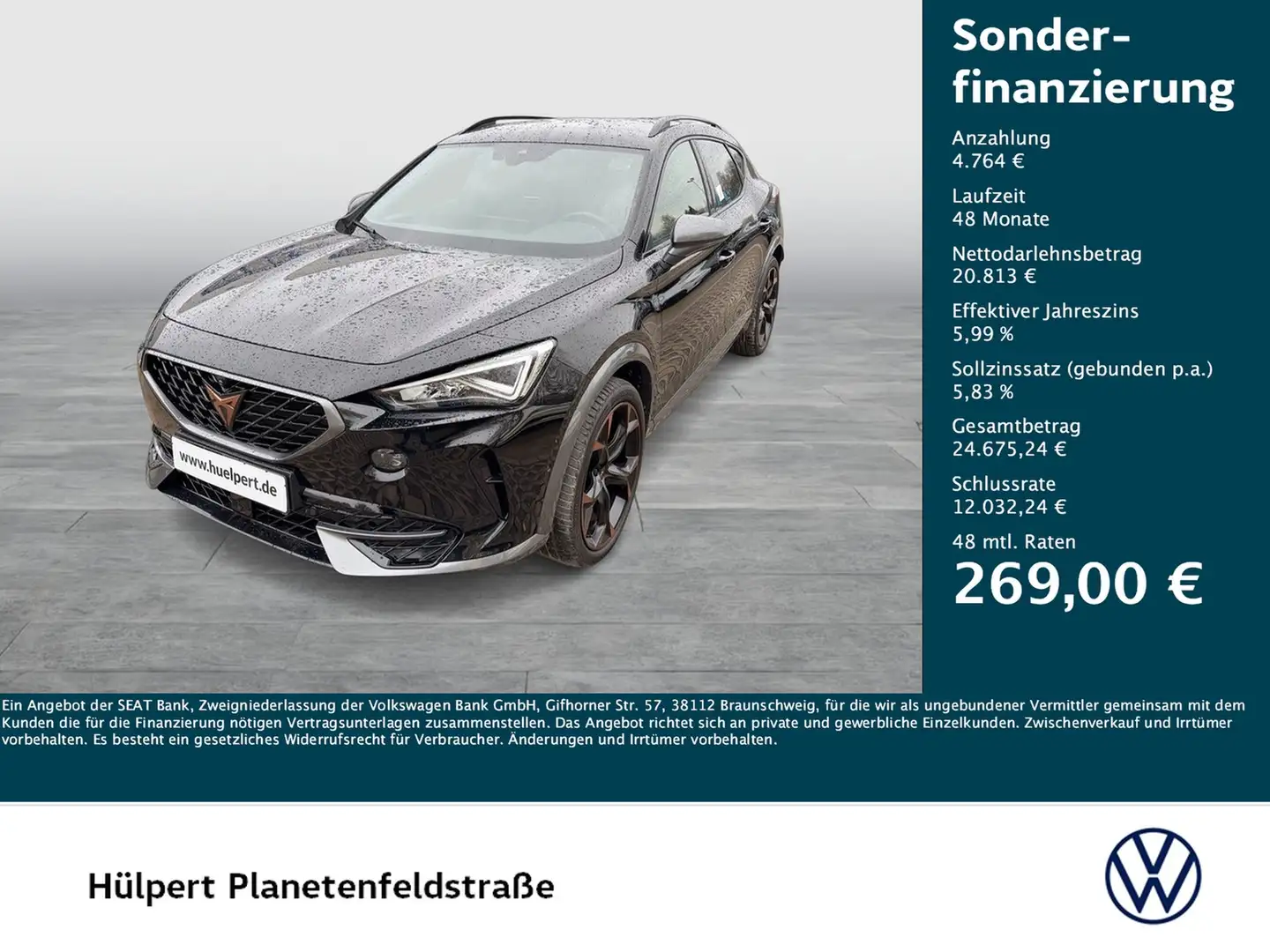 CUPRA Formentor 1.4 HYBRID VZ LEDER 360°CAM ACC LM19 Noir - 1