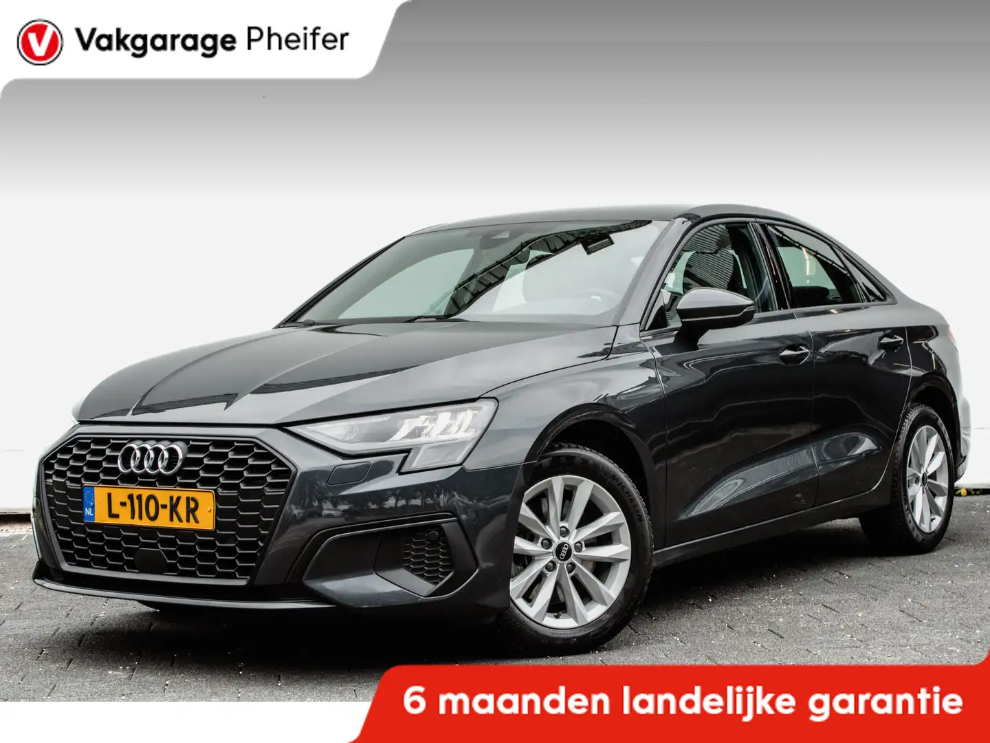 Audi A3 Limousine 30 TFSI Pro Line MMi Navigatie/ Climate Grijs - 1
