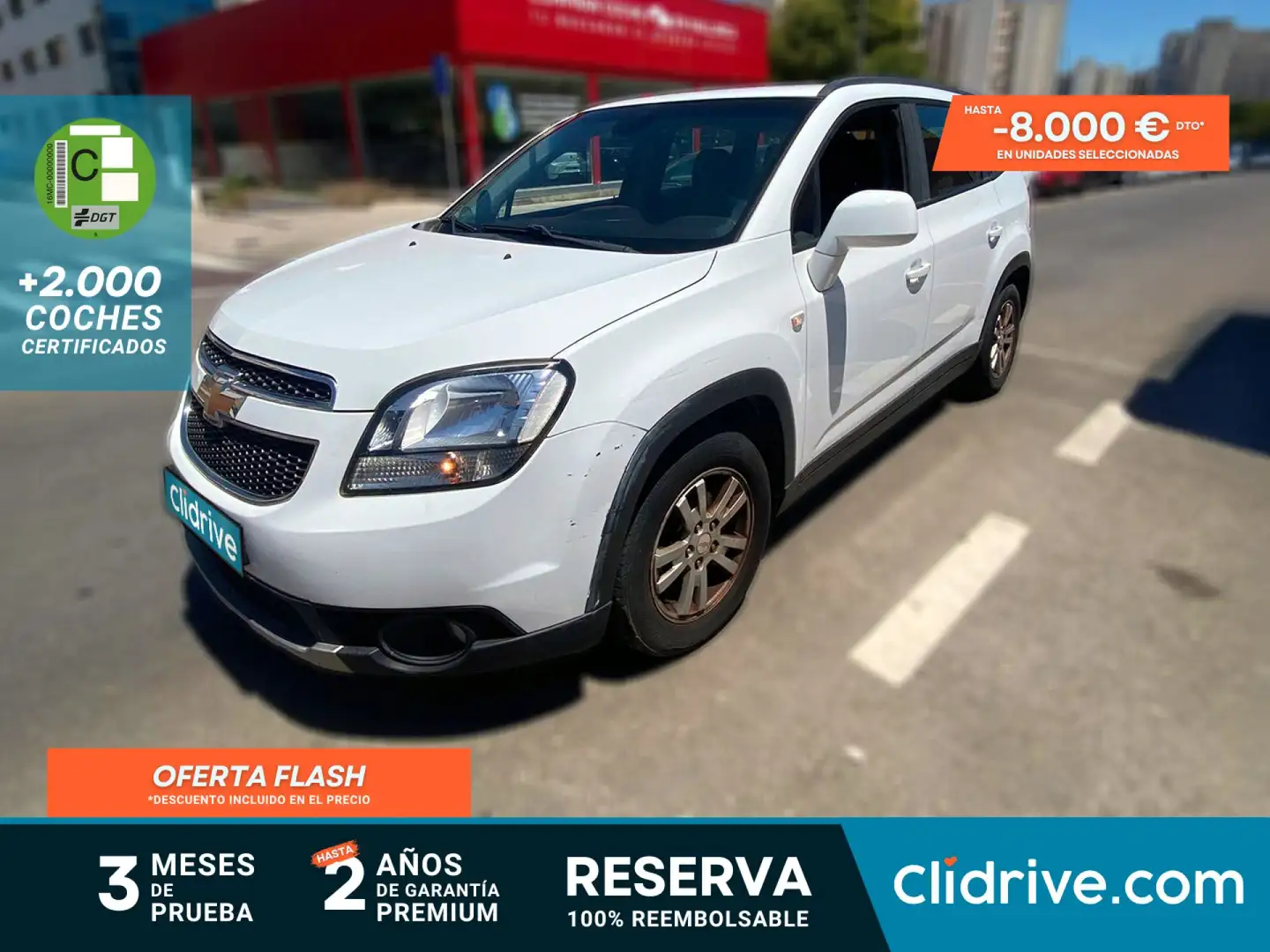 Chevrolet Orlando 1.8 LT Bílá - 1