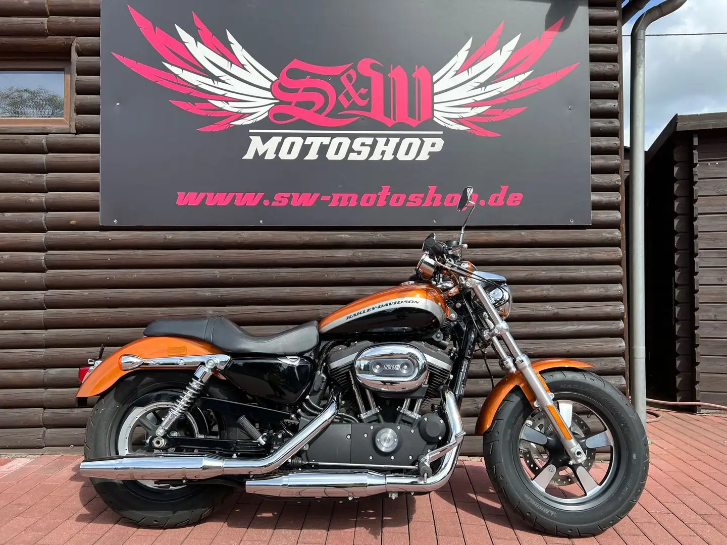 Harley-Davidson XL 1200 C Sportster Custom Lim.*5HD, ABS, 1500km* Siyah - 1