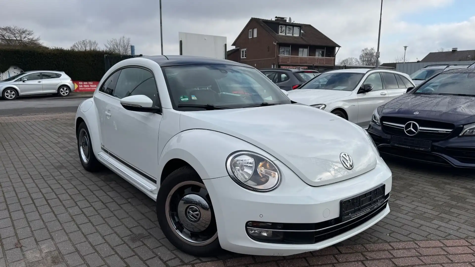 Volkswagen Beetle Cup 1.4 TSI | SITZ-HEIZUNG |PARKHILFE Biały - 1