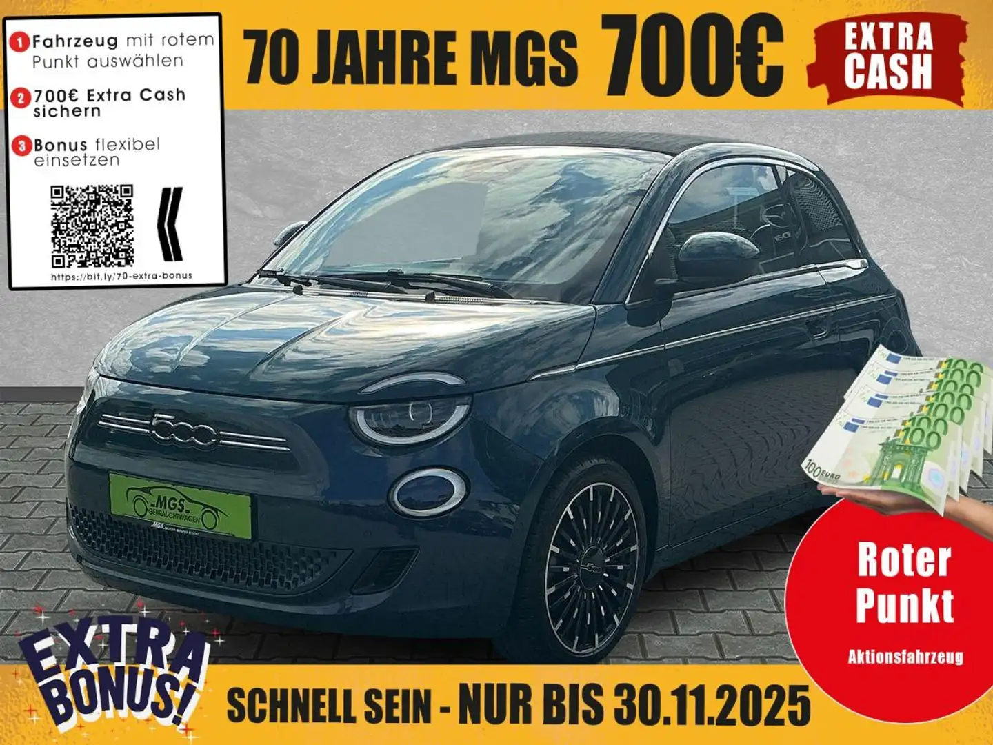 Fiat 500e La Prima #DAB #ANDROID #NAVI #Metallic #LED Grün - 1