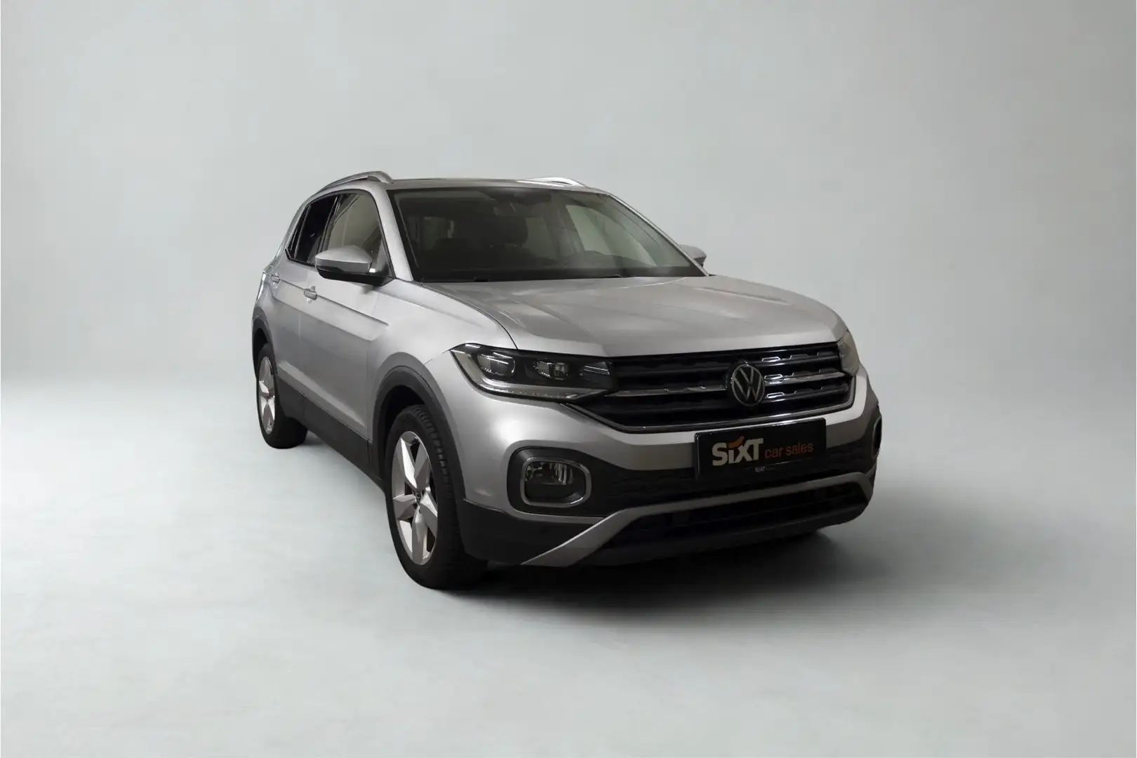 Volkswagen T-Cross 1.0 TSI Style|NAV|LED|ACC|SHZG|PDC v+h 2xKlima ACC Silber - 1