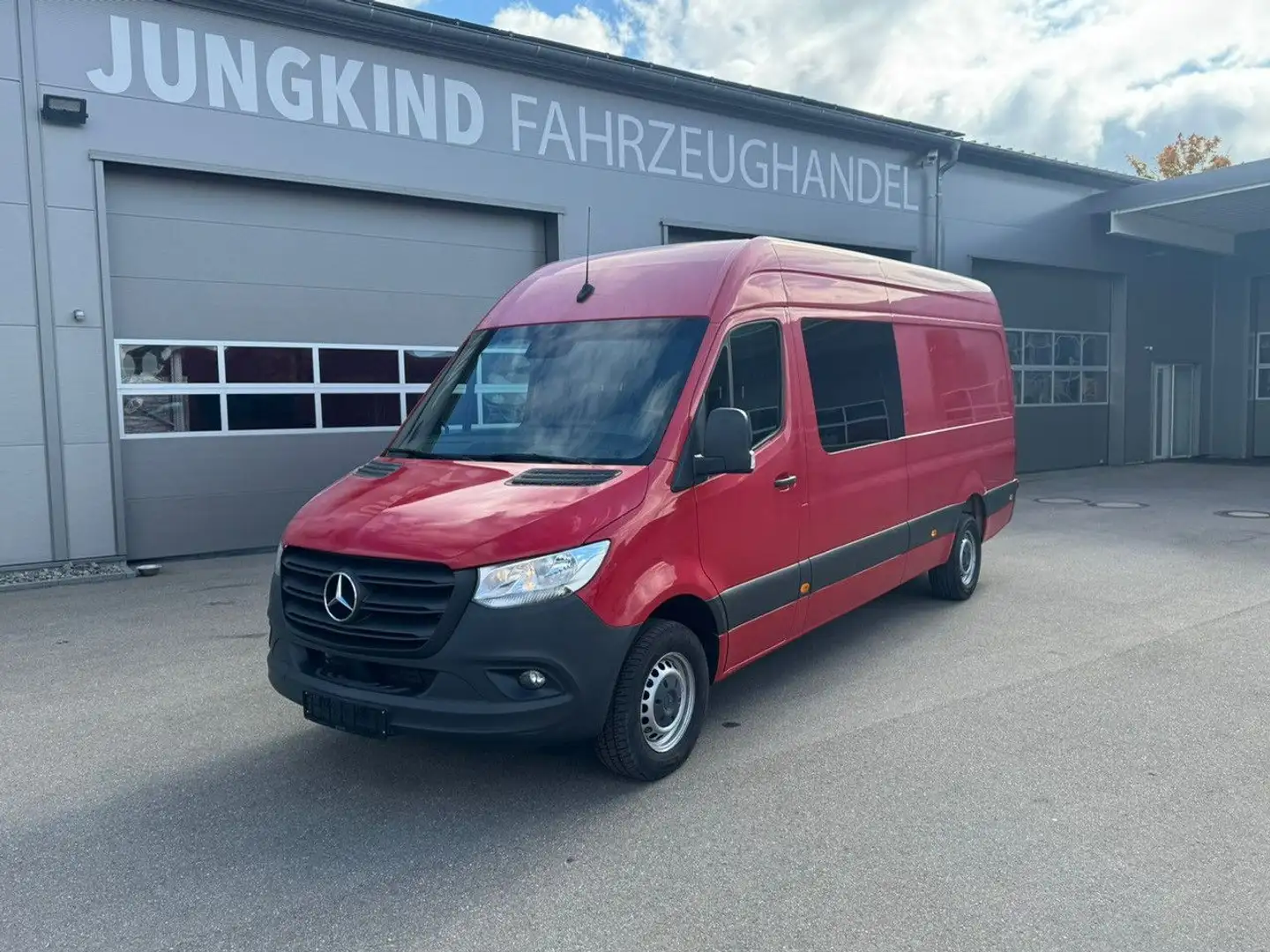 Mercedes-Benz Sprinter 317 CDI Maxi Lang Mixto AHK 3,5t MBUX Rot - 1