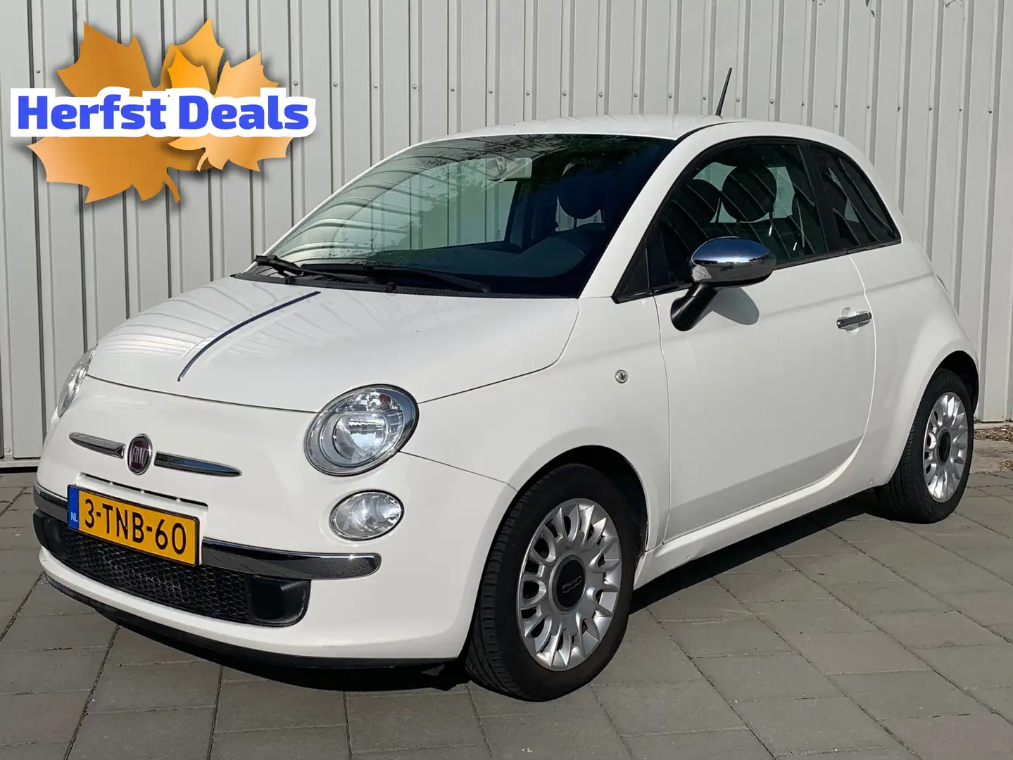 Fiat 500 0.9 TwinAir Turbo Easy|131000KM|Airco| Weiß - 1